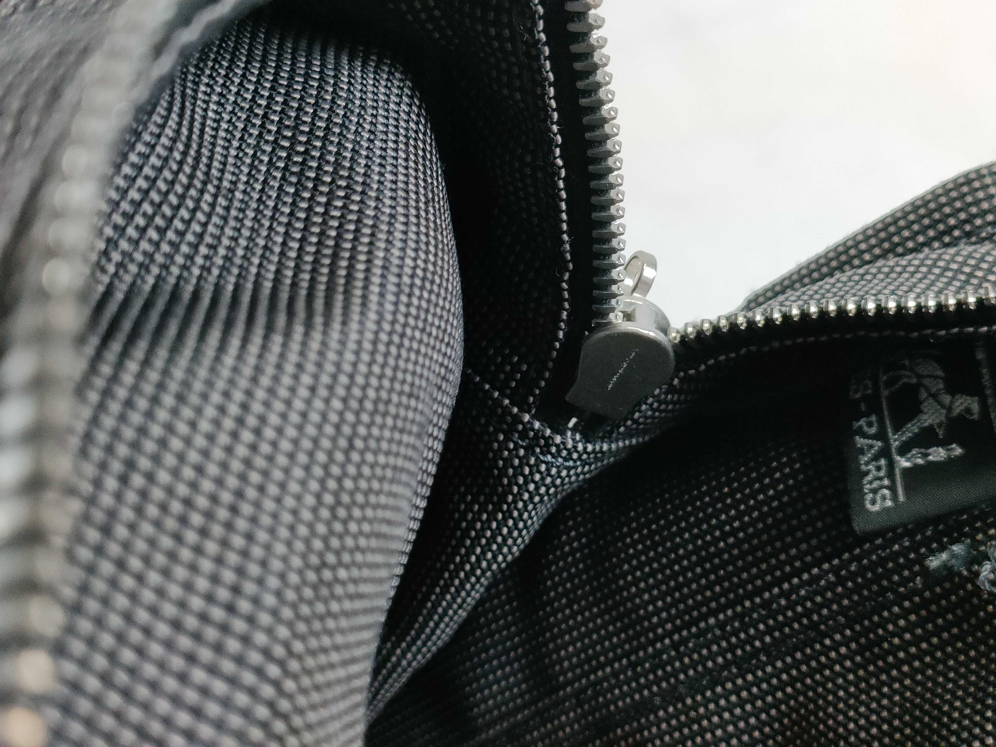 Herline MM Canvas Tote Bag in Grey with Silver Hardware and Padlock — view 14
