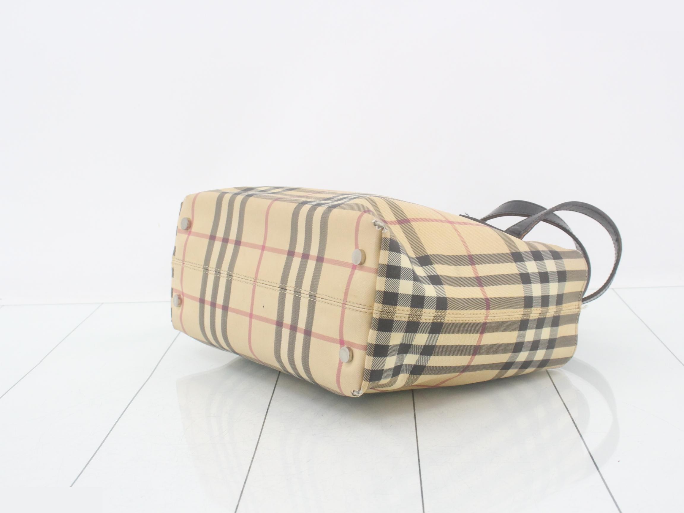 Nova Check PVC Tote Bag — view 6