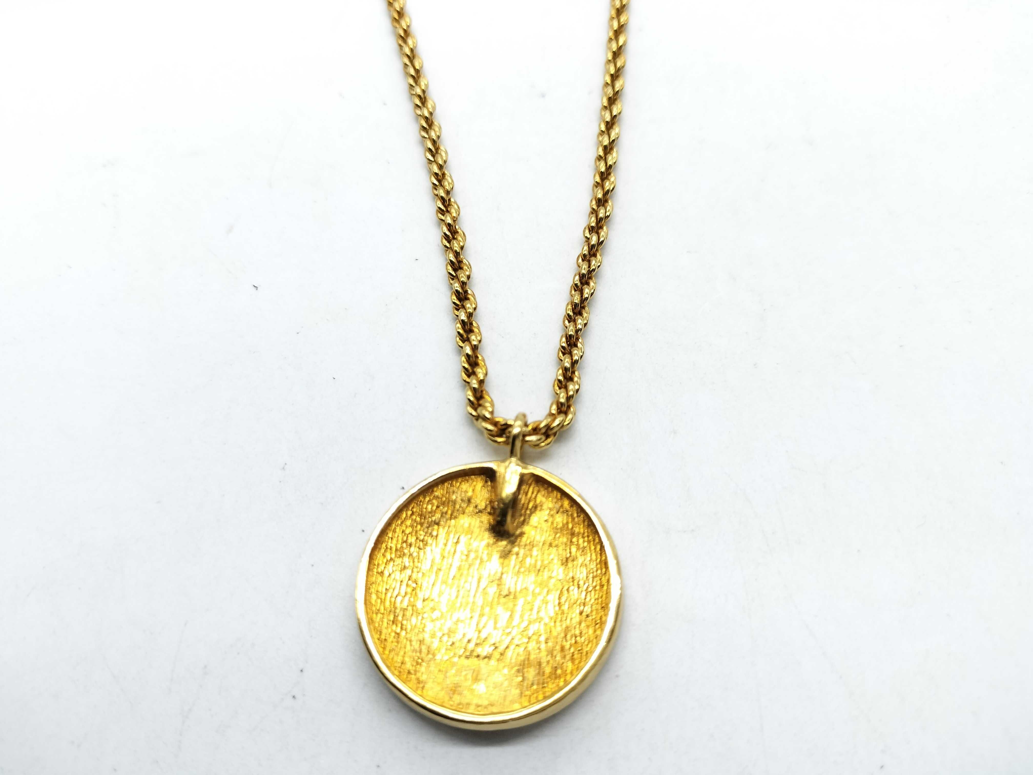 Circle CD Logo Necklace — view 2