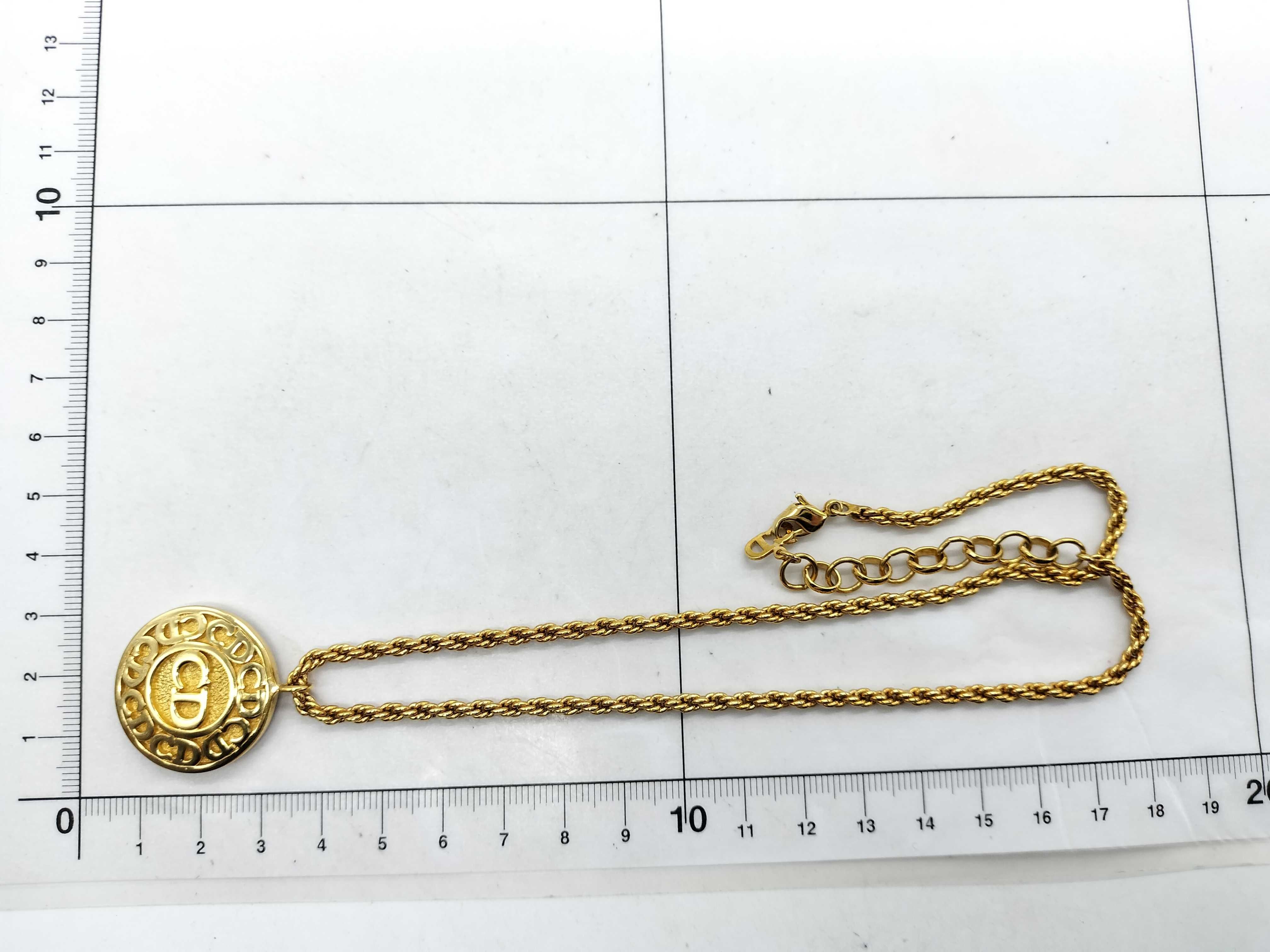 Circle CD Logo Necklace — view 6