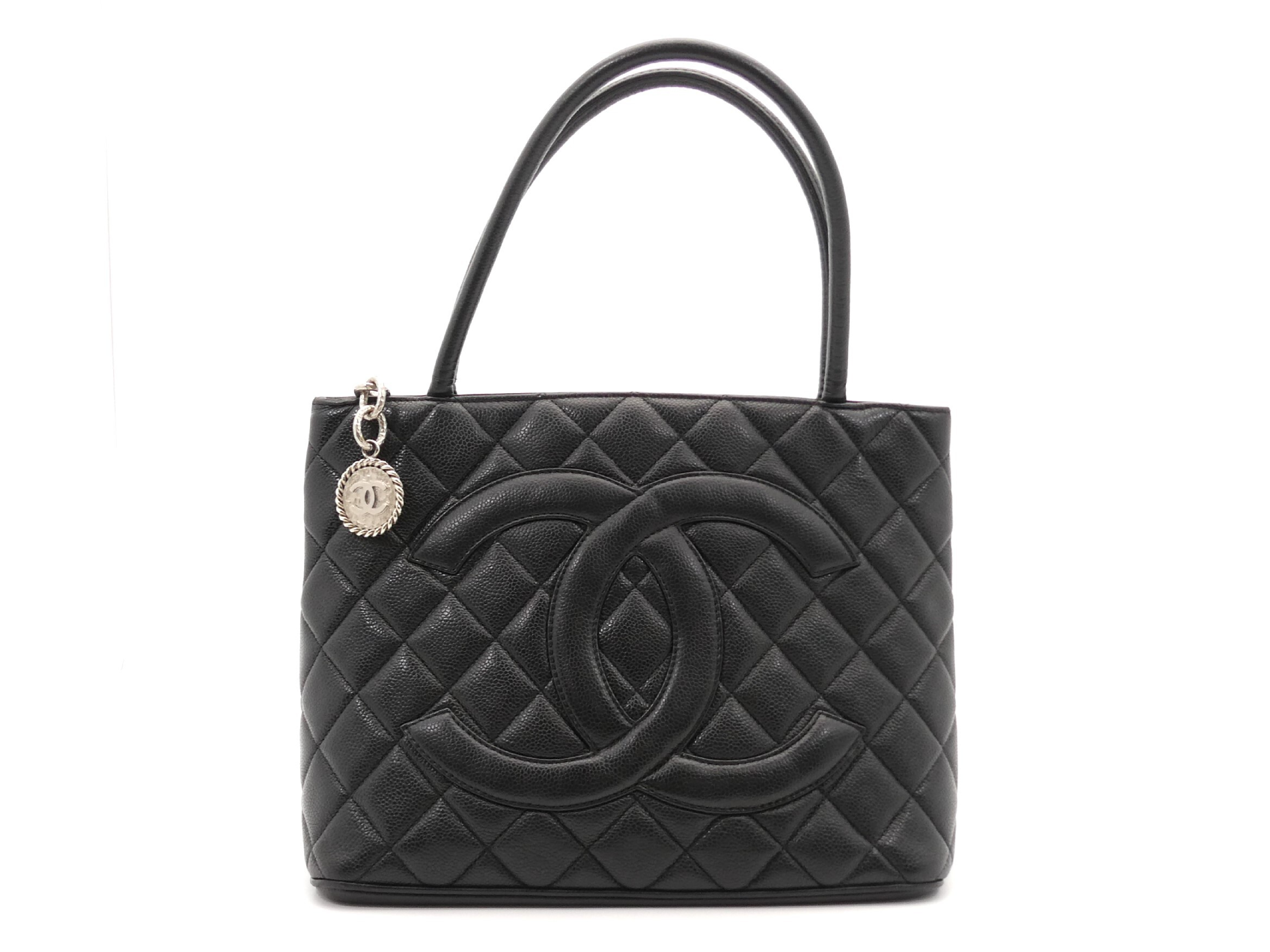 Reissue Tote Bag, Caviar Leather, Coco Mark