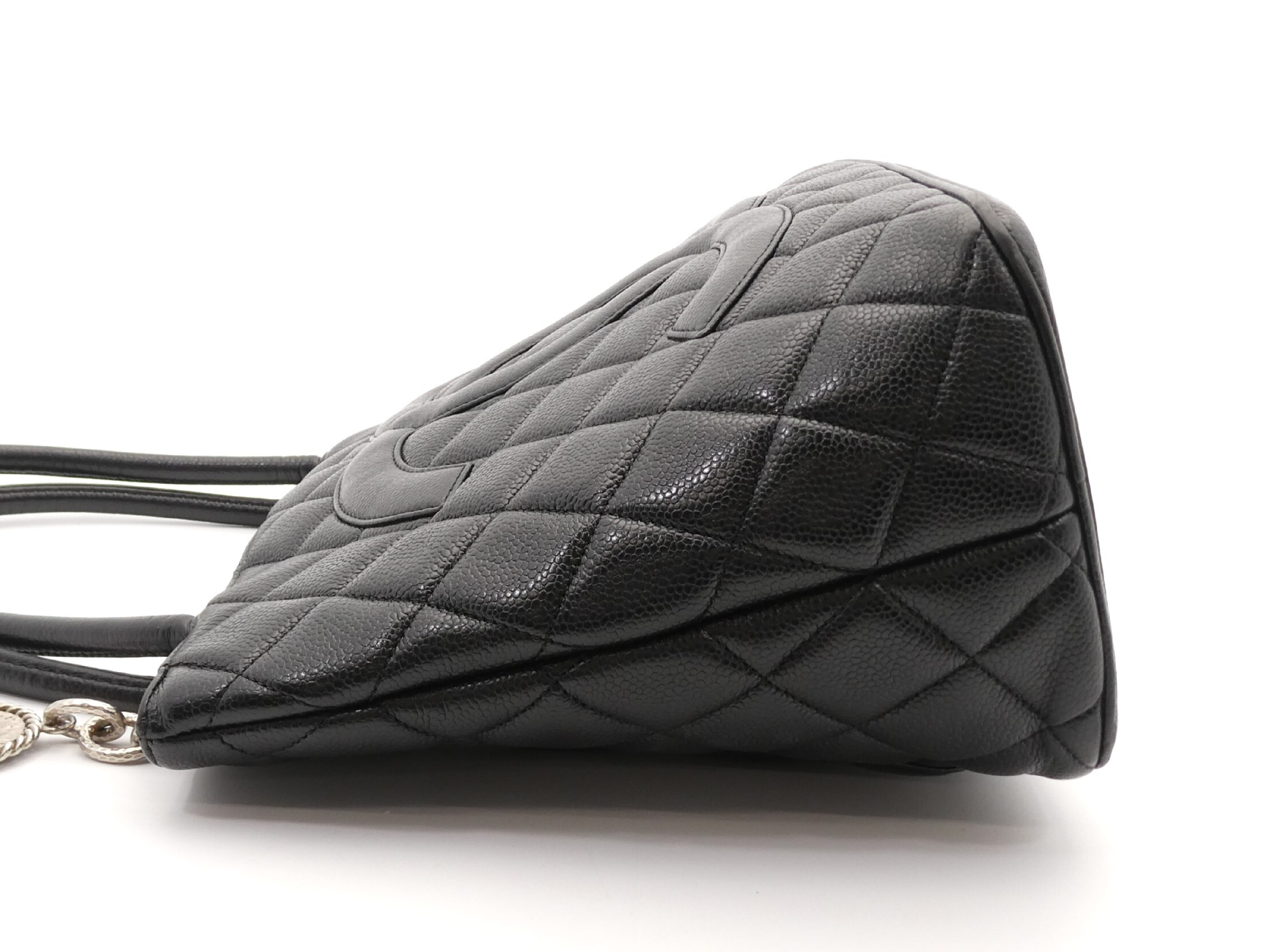 Reissue Tote Bag, Caviar Leather, Coco Mark — view 3