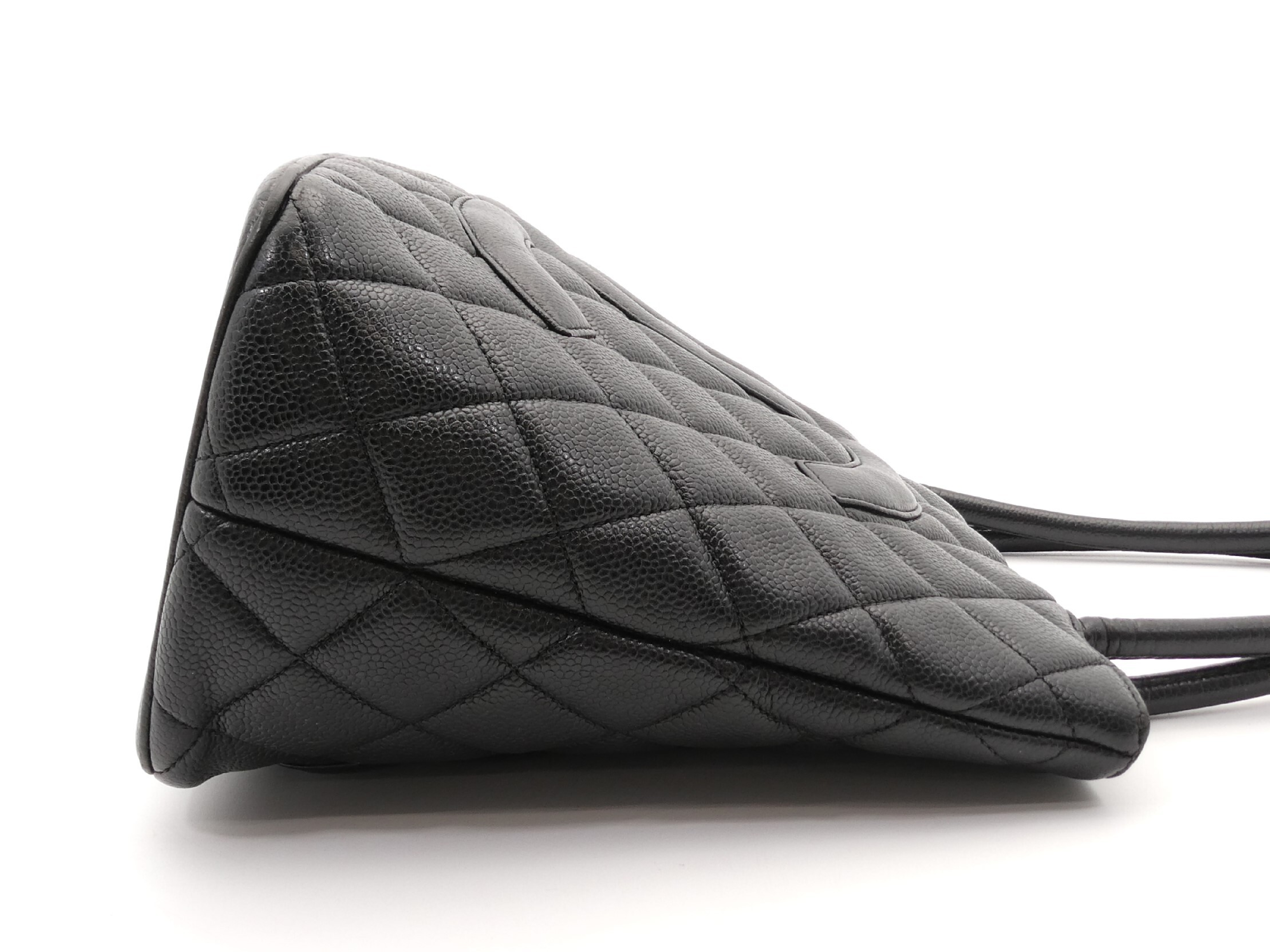 Reissue Tote Bag, Caviar Leather, Coco Mark — view 4