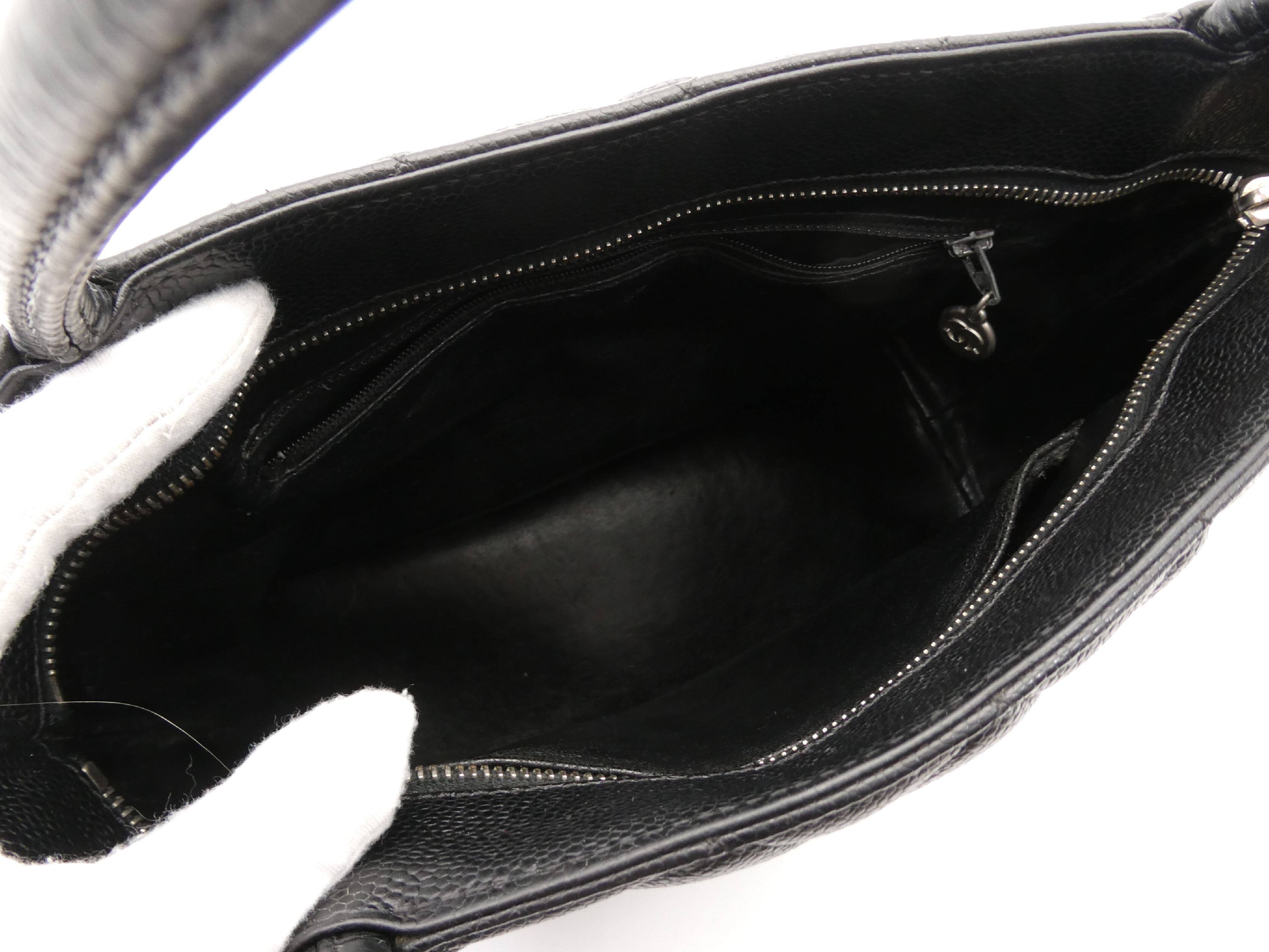 Reissue Tote Bag, Caviar Leather, Coco Mark — view 7