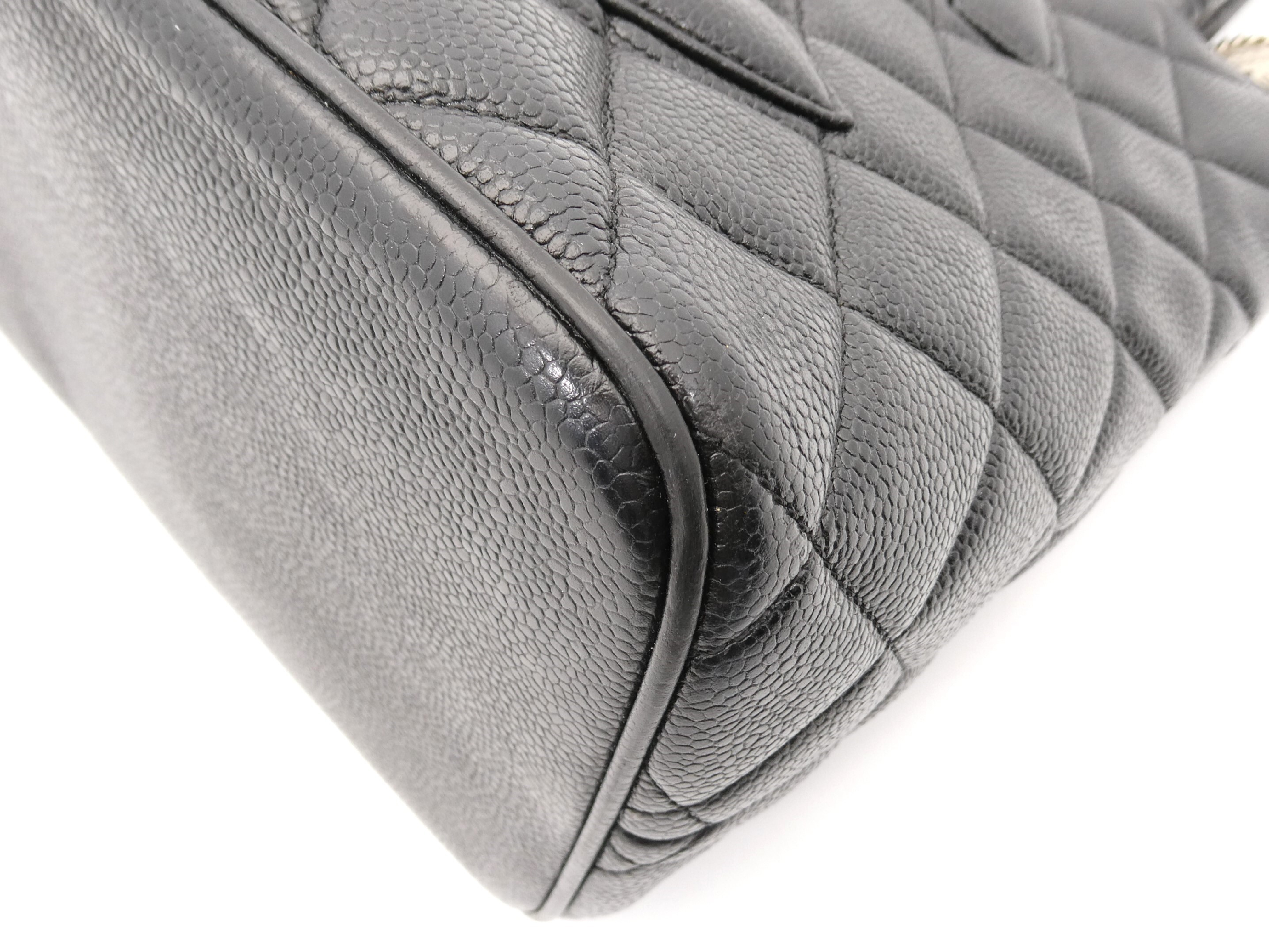 Reissue Tote Bag, Caviar Leather, Coco Mark — view 10