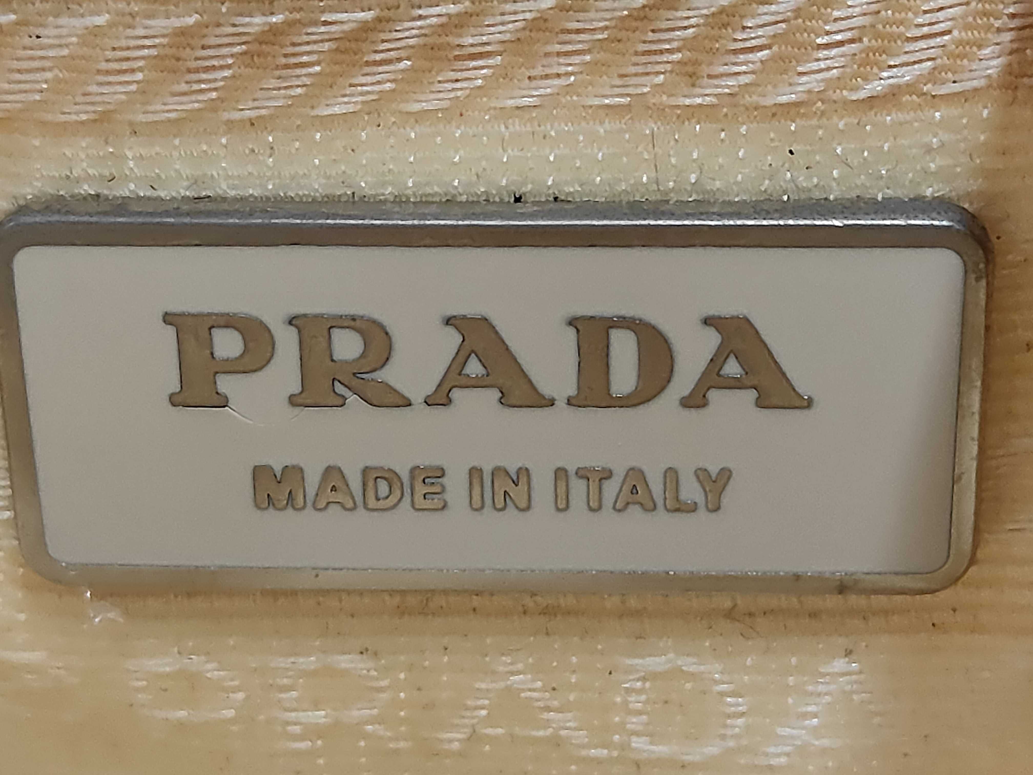 Nylon Prada Nylon Tessuto x Leather 2-Way Bag Handbag — view 10