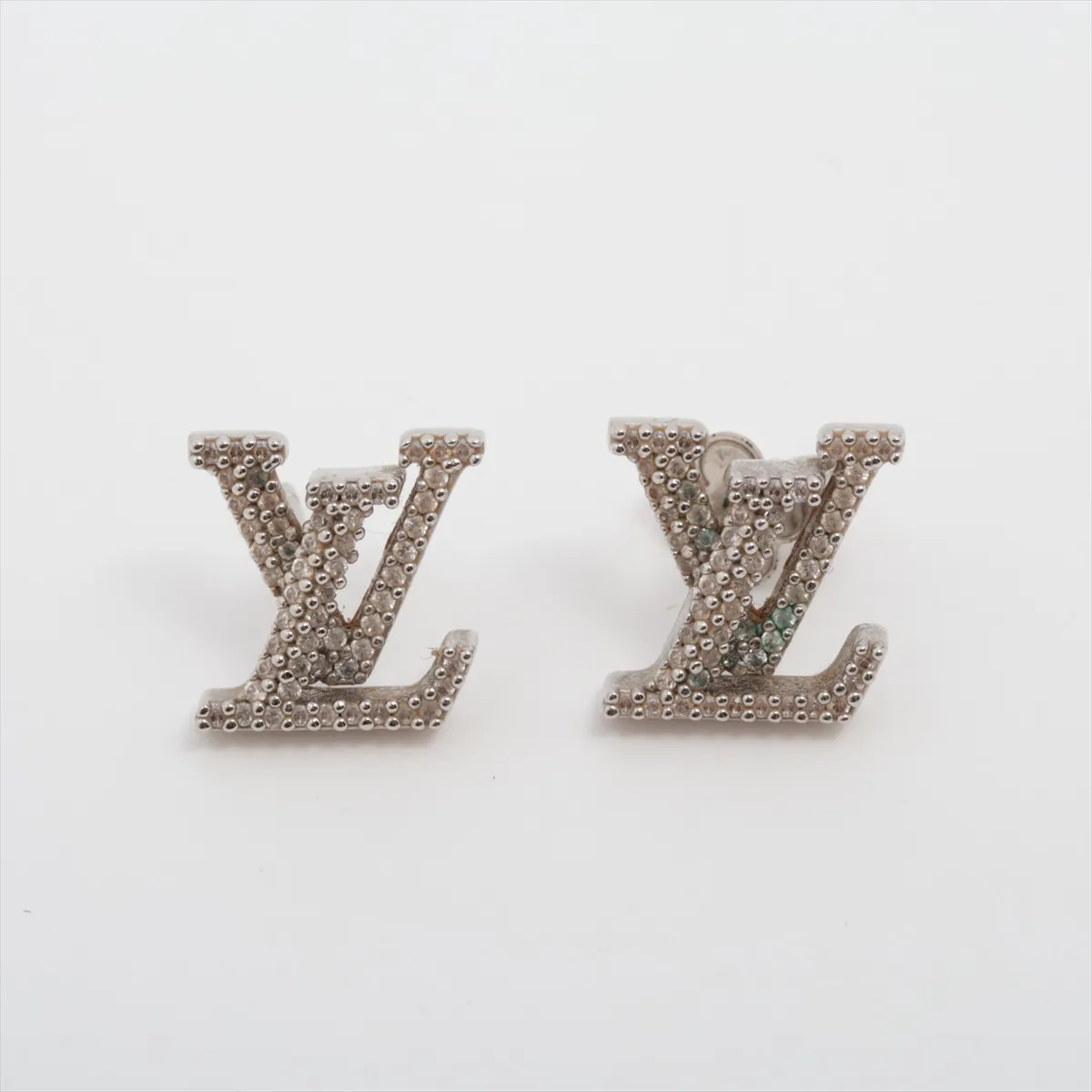 M00608 Earrings LV Iconic Strass TE1252 Earrings (Pair) Metal Silver