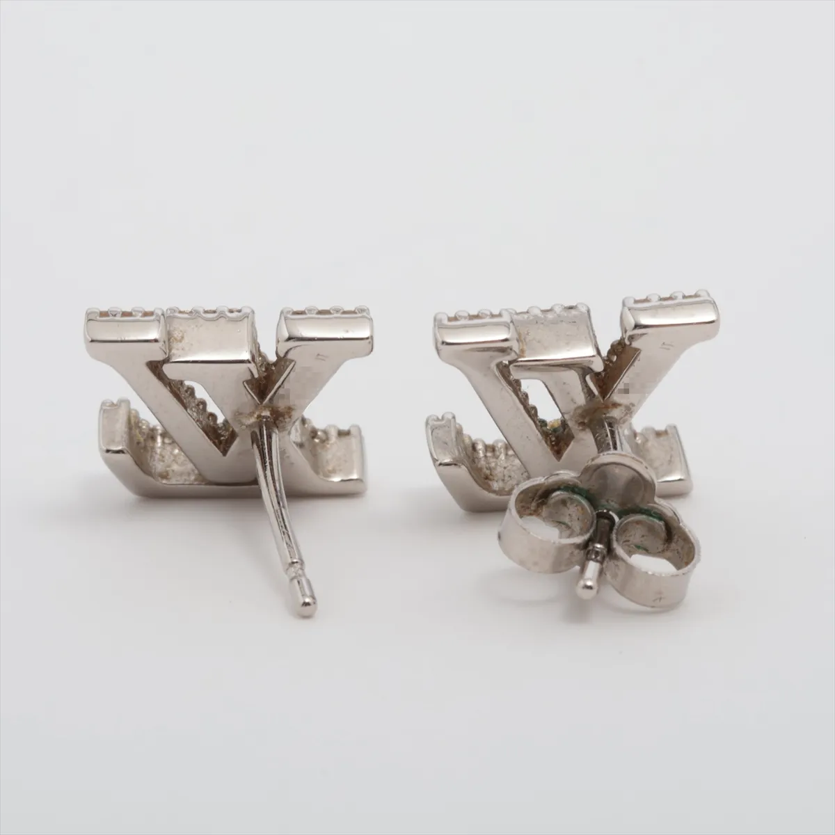 M00608 Earrings LV Iconic Strass TE1252 Earrings (Pair) Metal Silver — view 2