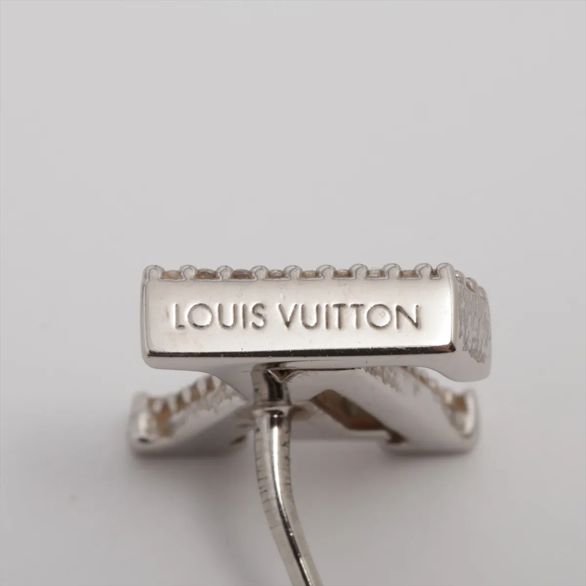 M00608 Earrings LV Iconic Strass TE1252 Earrings (Pair) Metal Silver — view 5