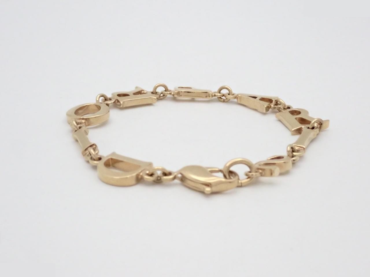 Other items in the line: Precious metal bracelets and bangles (metal), wrist circumference approximately 19.5 cm. — view 2