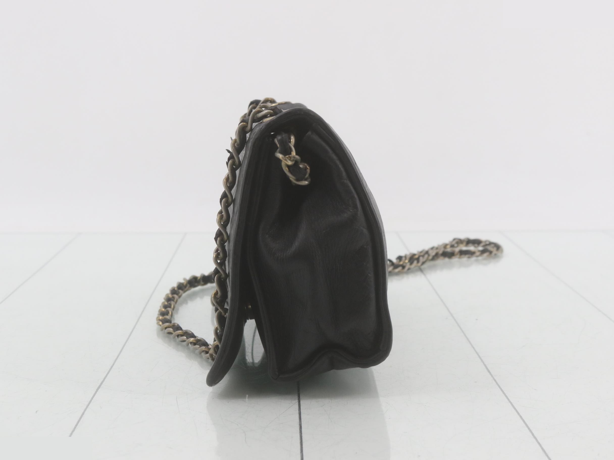 Coco Mark Lambskin Shoulder Bag — view 3