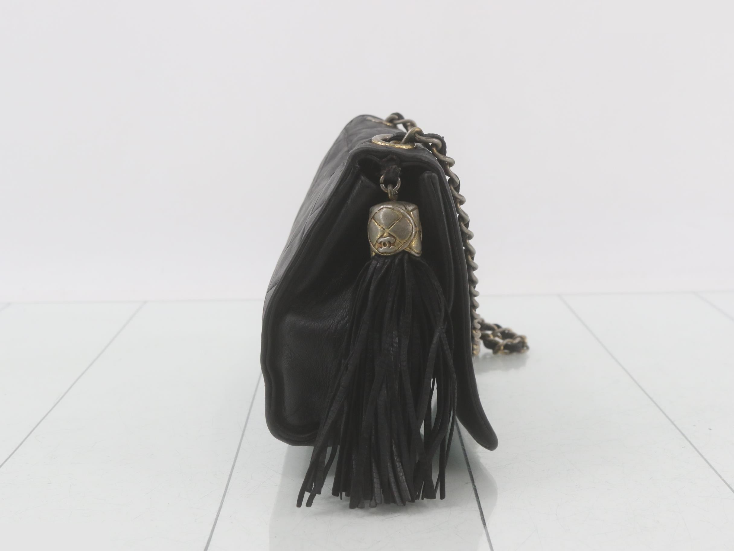 Coco Mark Lambskin Shoulder Bag — view 4