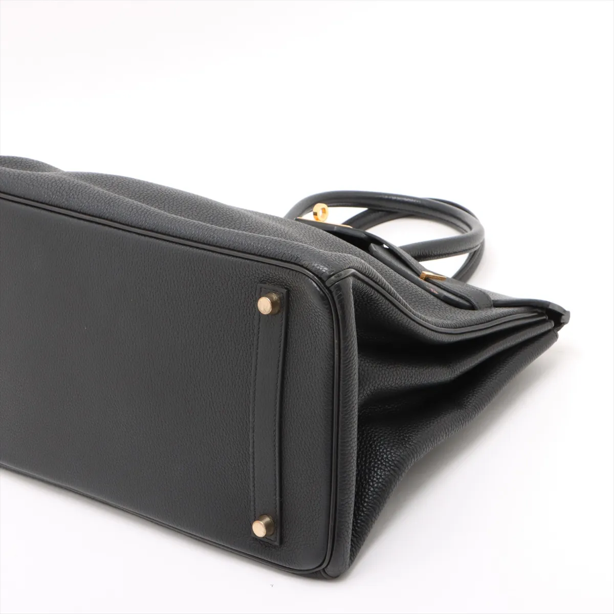 [Individually wrapped] Hermes Birkin 35 LeTourne Togo Black Gold Hardware H:2004 — view 3