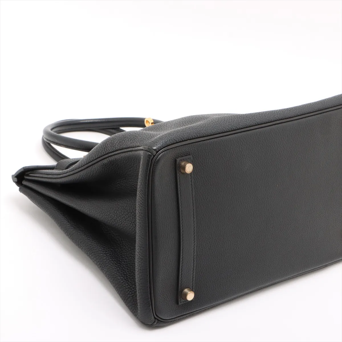 [Individually wrapped] Hermes Birkin 35 LeTourne Togo Black Gold Hardware H:2004 — view 4