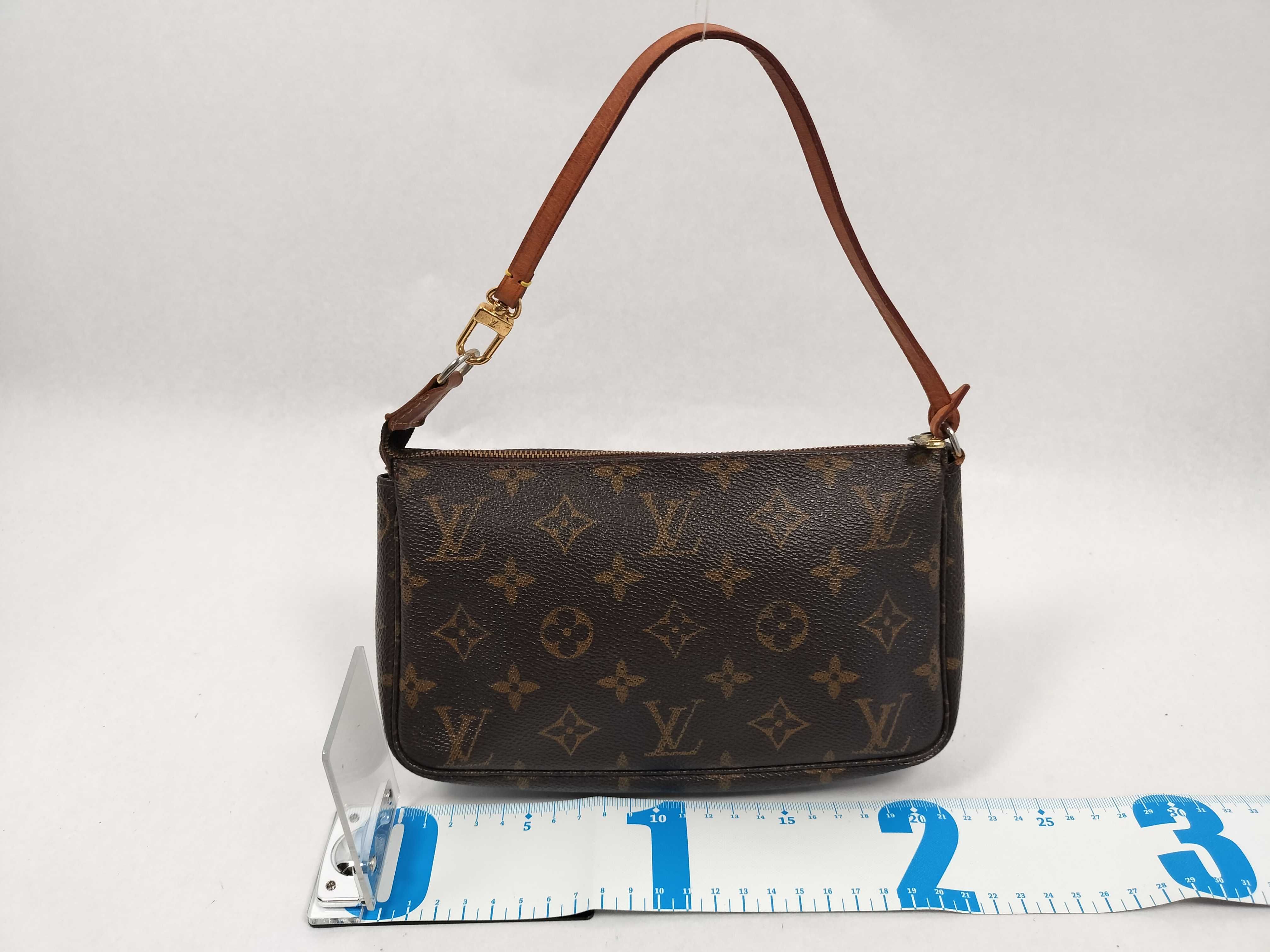 Monogram Pochette Accessoires M51980 AR0999 Brown Pouch — view 2