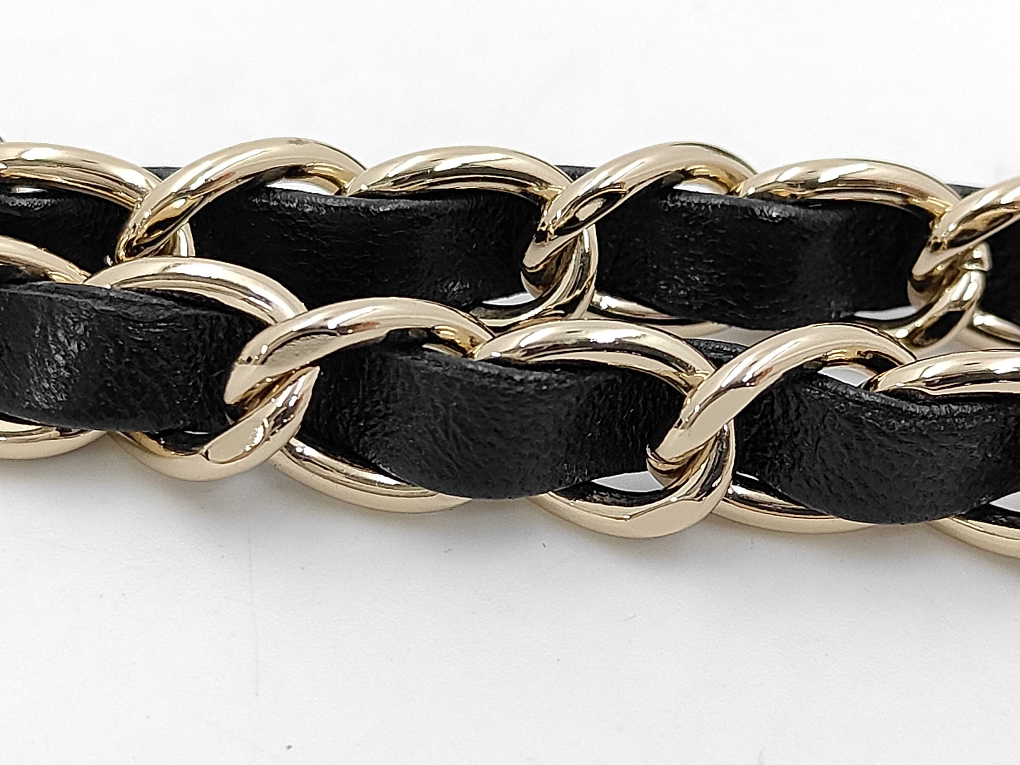 Mini Matelassé Lambskin Black Chain Shoulder Bag — view 4