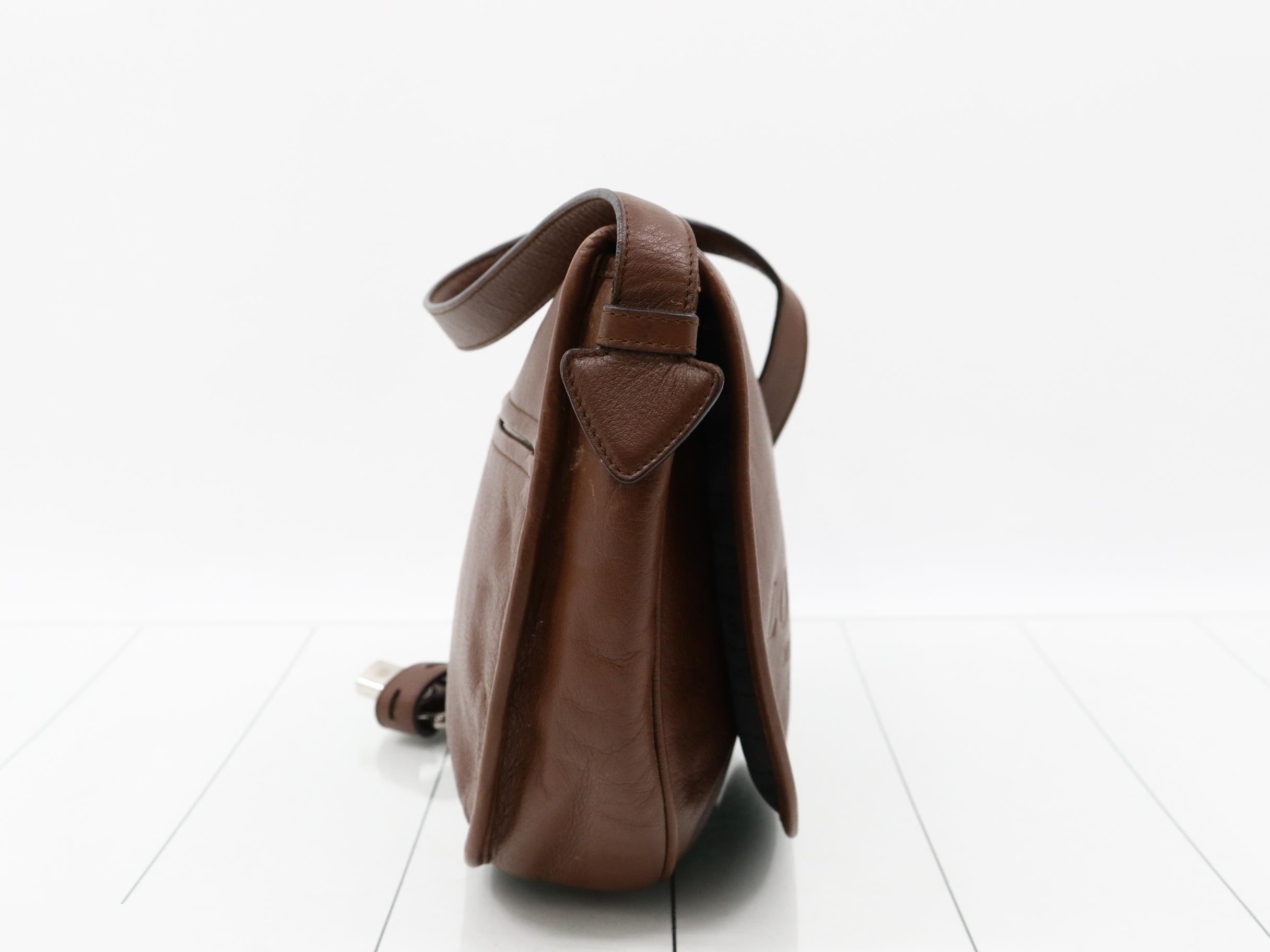 Heritage Leather Shoulder Bag — view 4