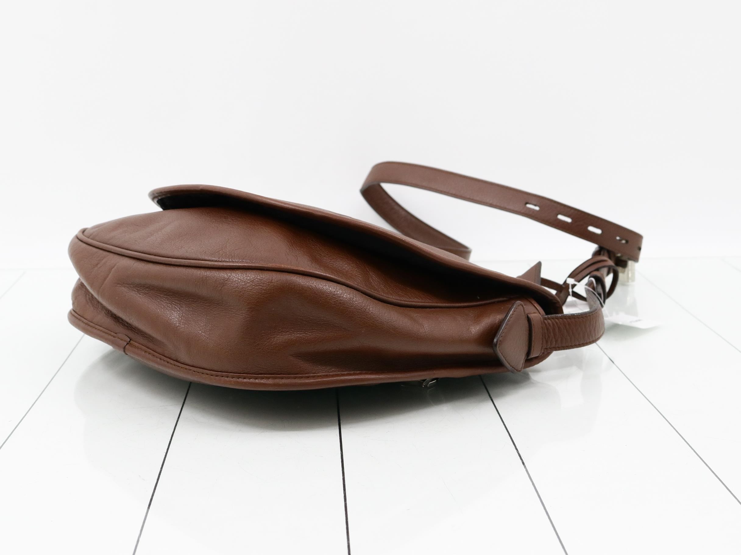 Heritage Leather Shoulder Bag — view 6