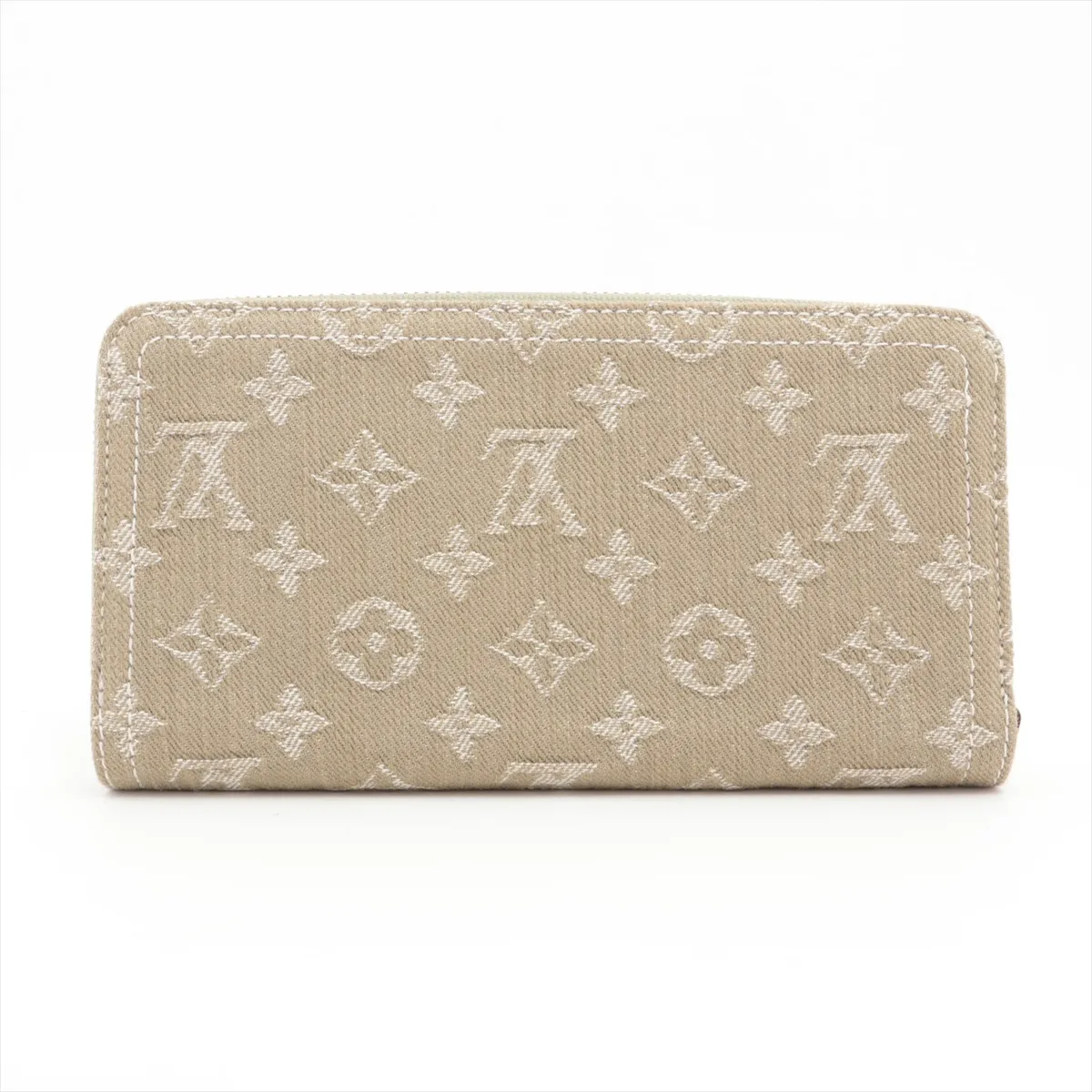 Monogram Denim Zippy Wallet - Green Round Zip Wallet M28297 (RFID detected) — view 2