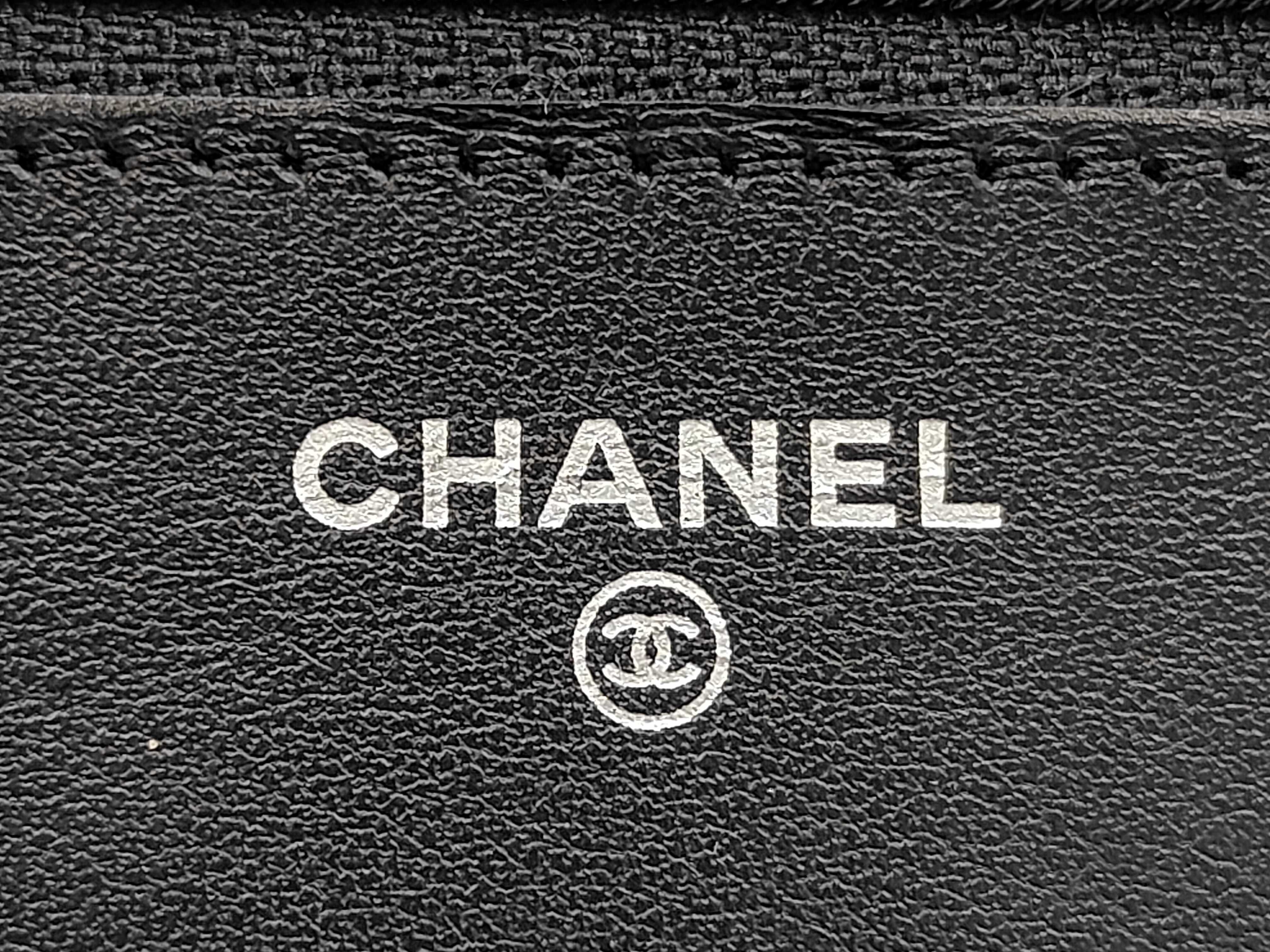 70328 Chain Wallet BK Black Metal Shoulder Bag — view 12