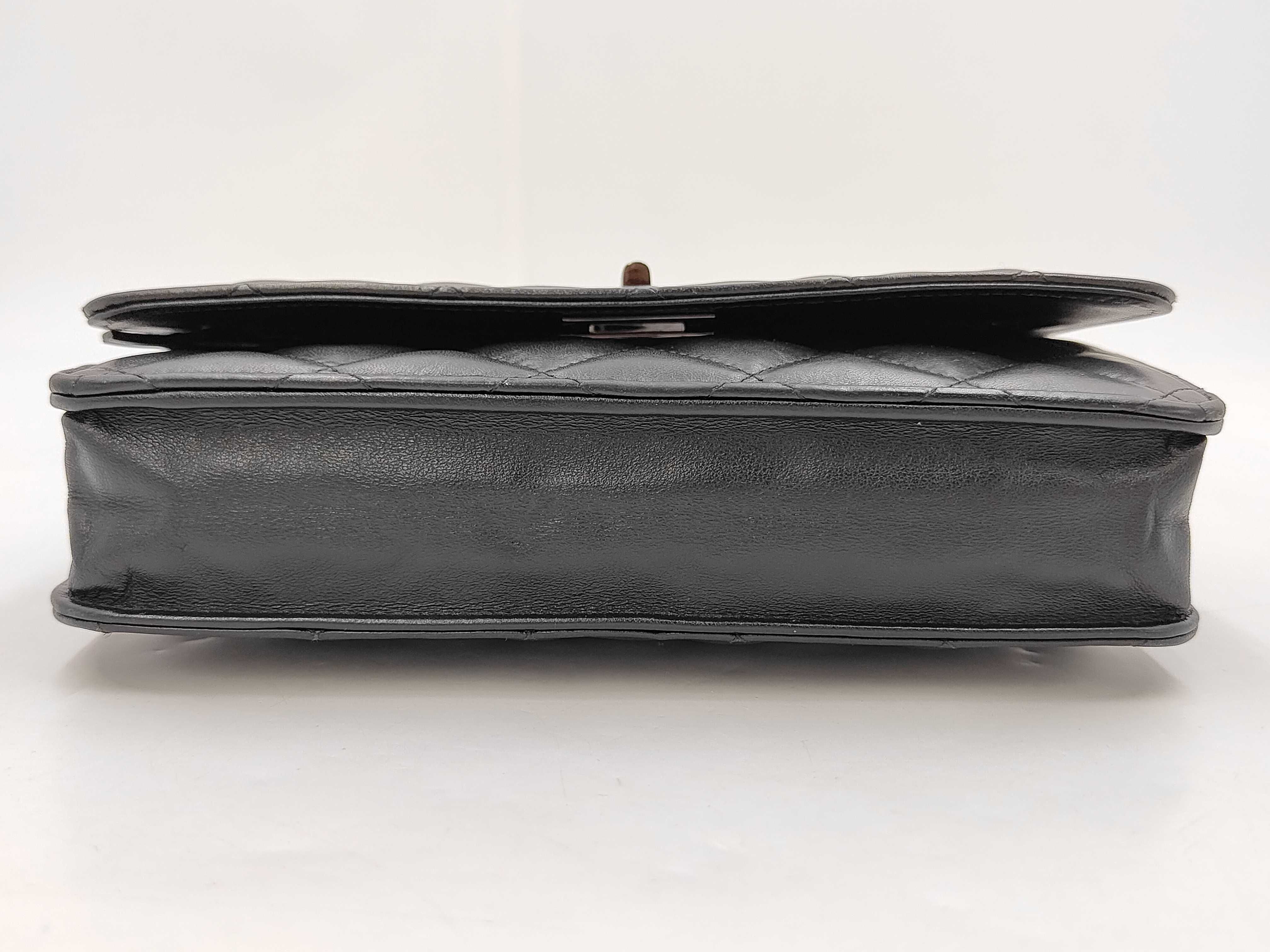 70328 Chain Wallet BK Black Metal Shoulder Bag — view 5
