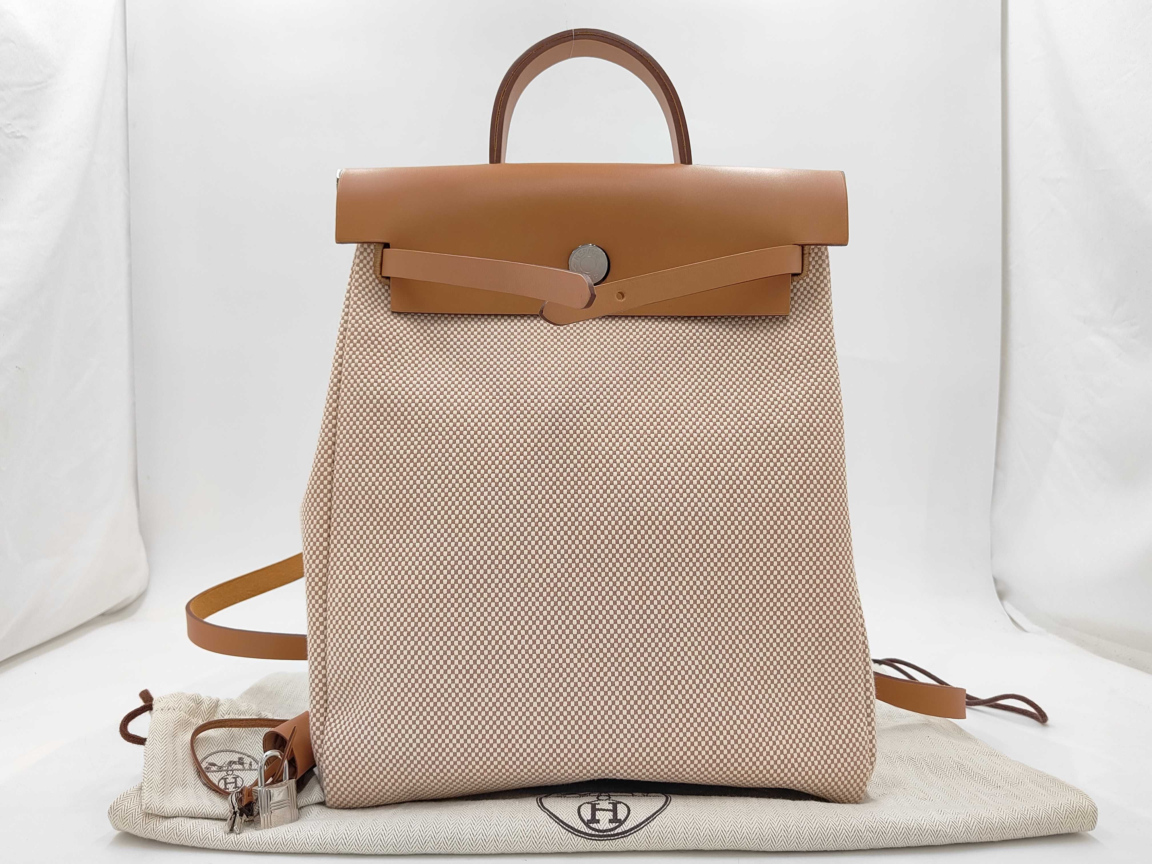 Herbag Zip Ad Toile GM/Calfskin Z TS 007 AO Backpack