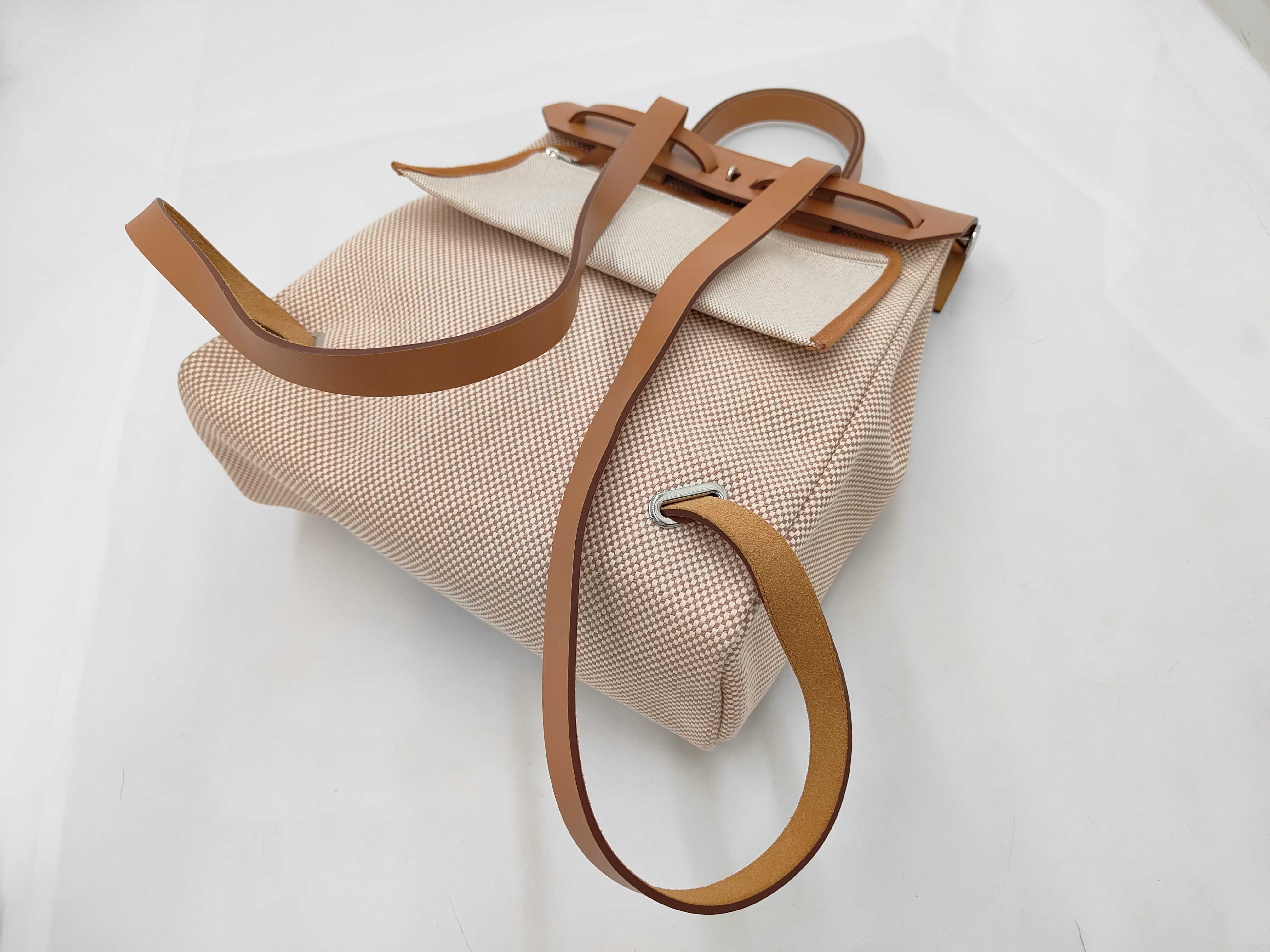 Herbag Zip Ad Toile GM/Calfskin Z TS 007 AO Backpack — view 3