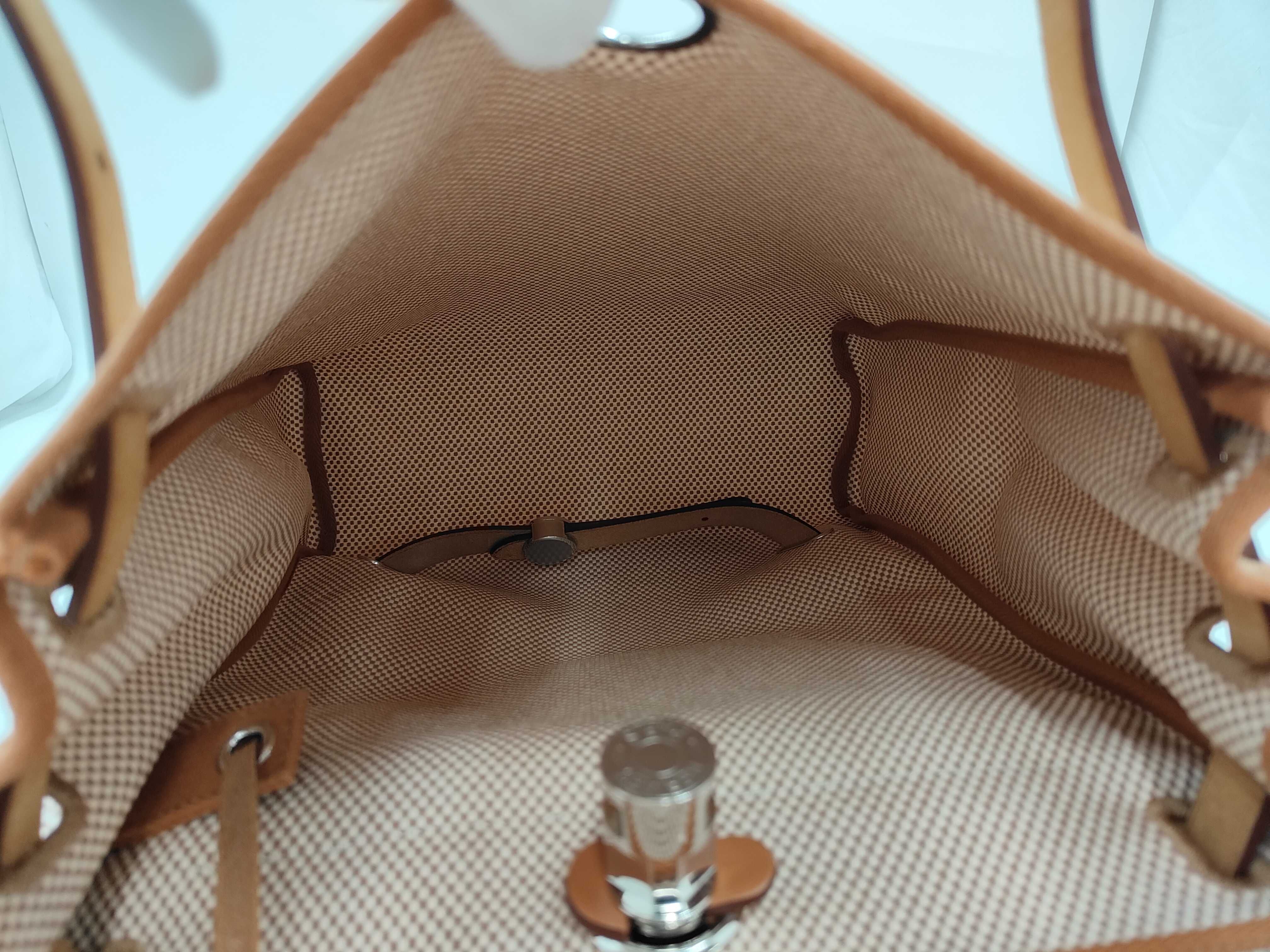 Herbag Zip Ad Toile GM/Calfskin Z TS 007 AO Backpack — view 9