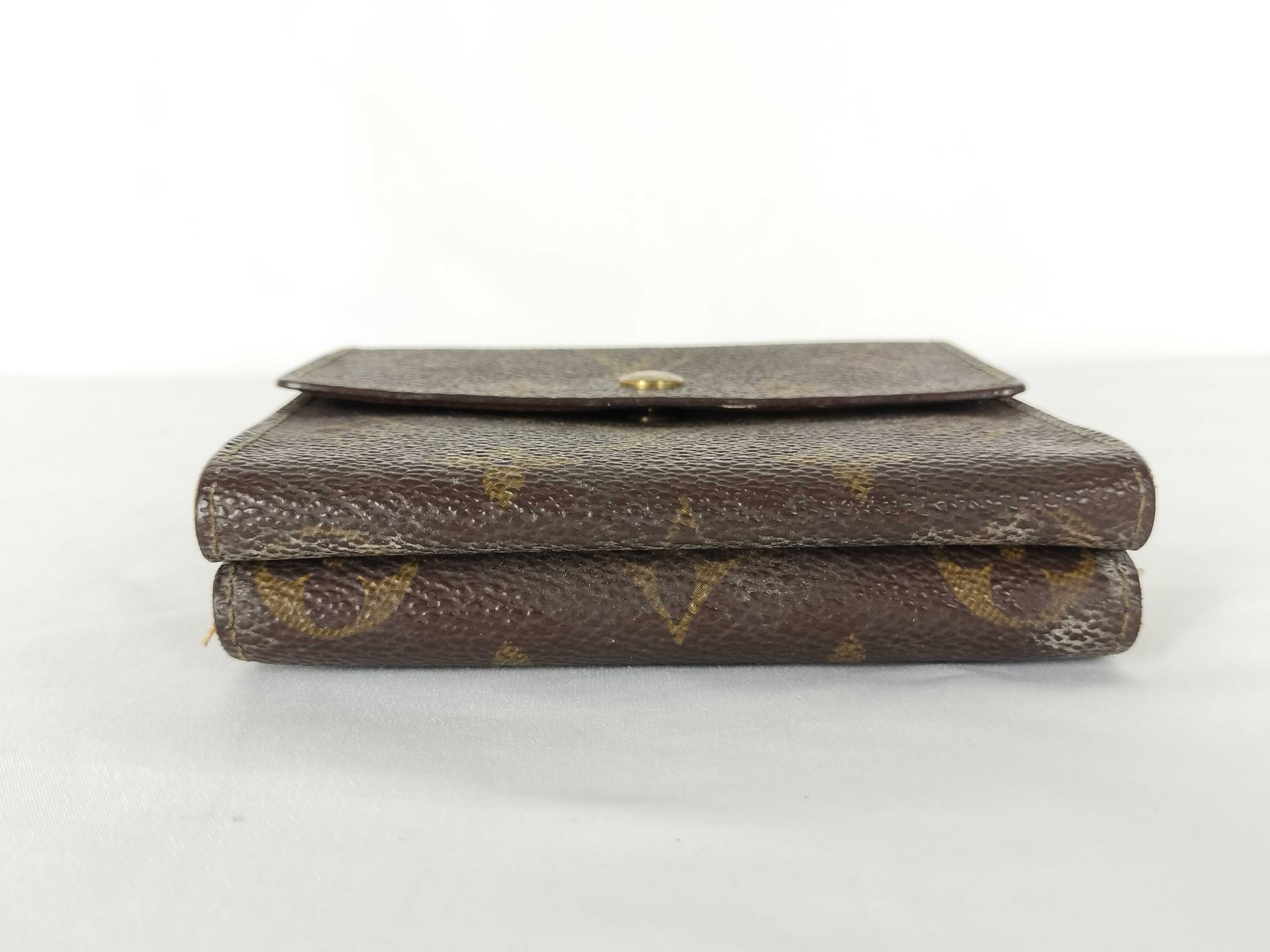 Monogram Portefeuille Elise Tri-fold Wallet with Double Snap Closure M61654 — view 11