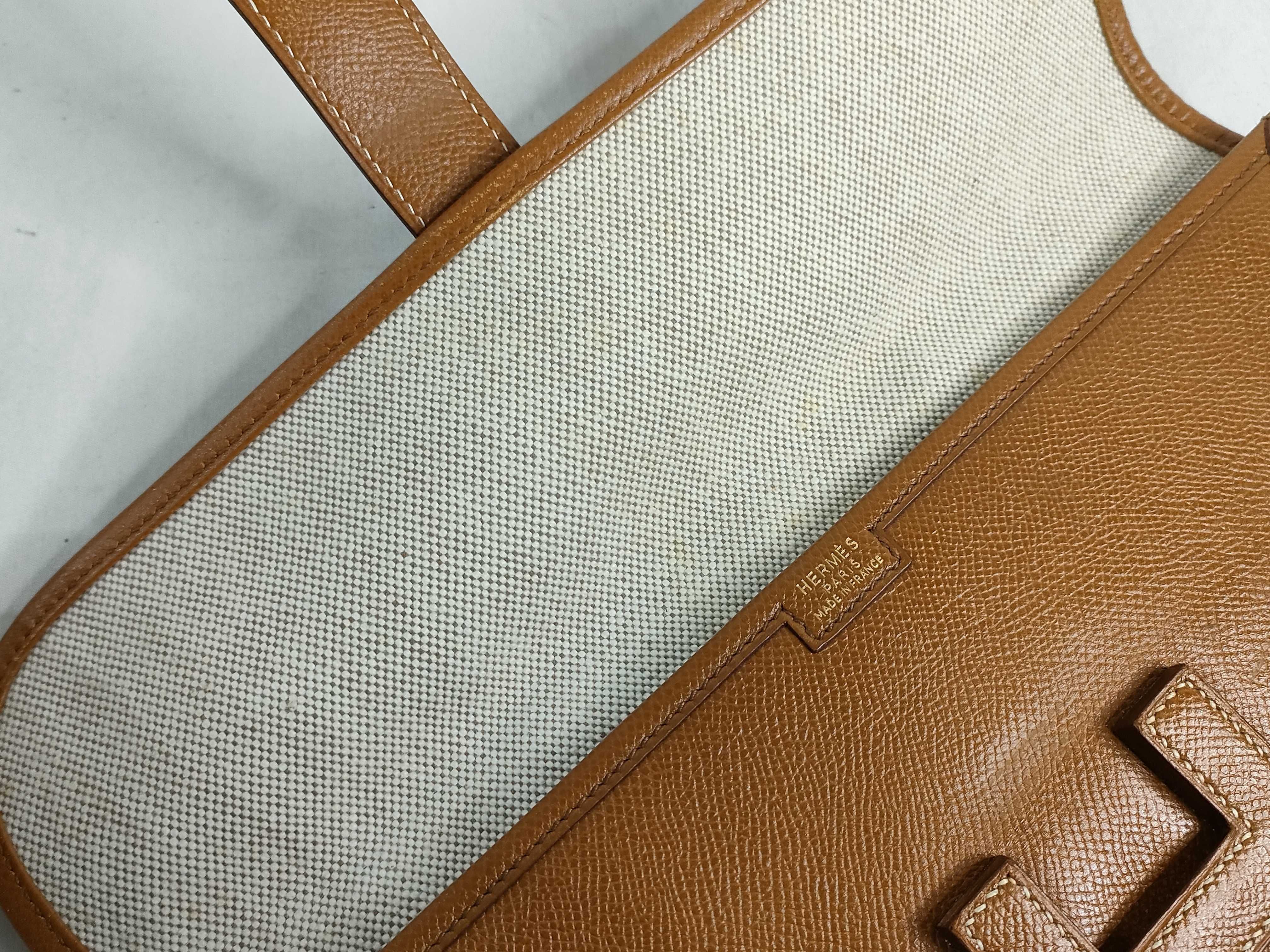 FR-Hermès Jige PM Cushbell Clutch Gold T: 1990 Clutch Bag — view 5