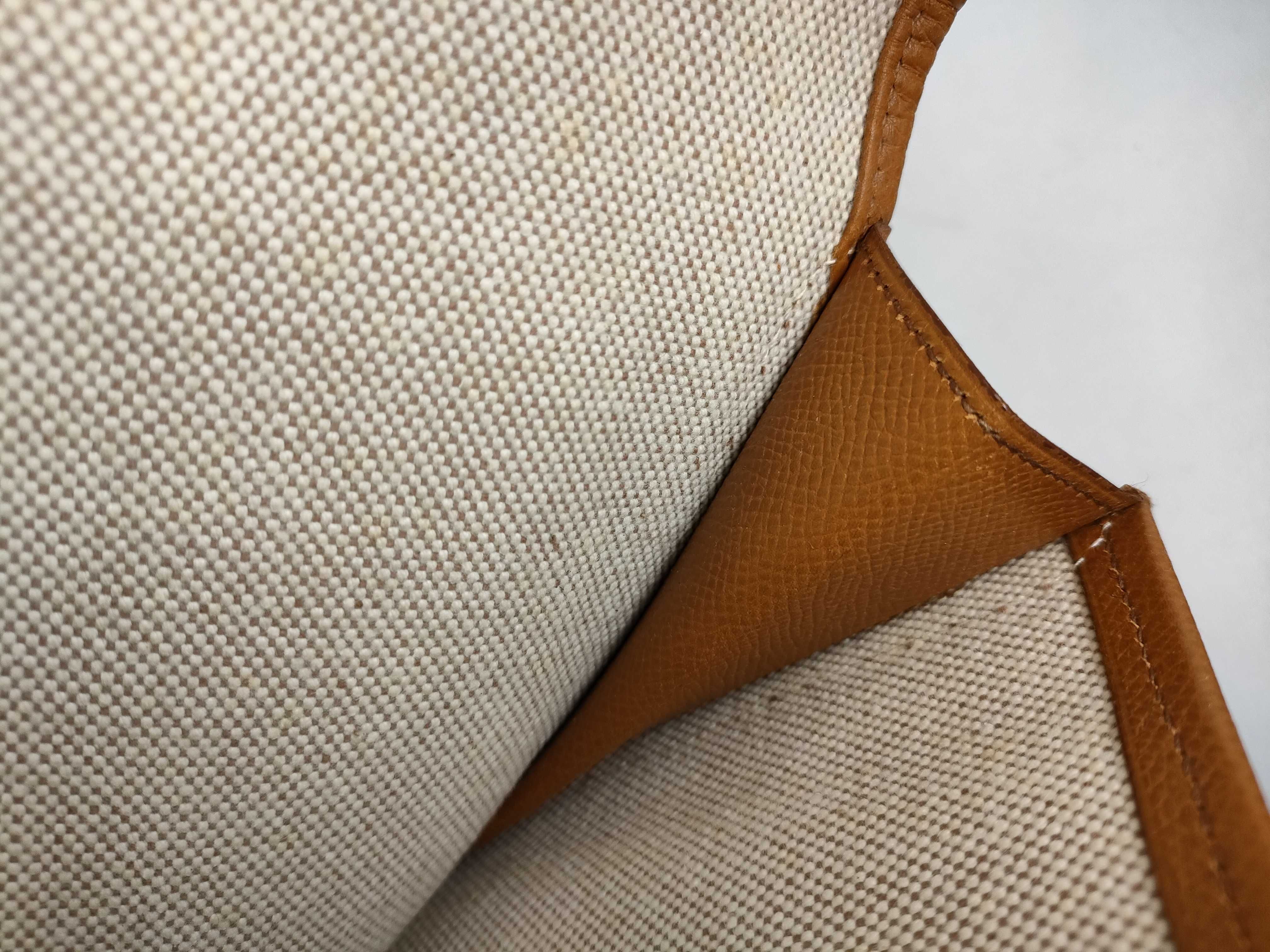 FR-Hermès Jige PM Cushbell Clutch Gold T: 1990 Clutch Bag — view 6