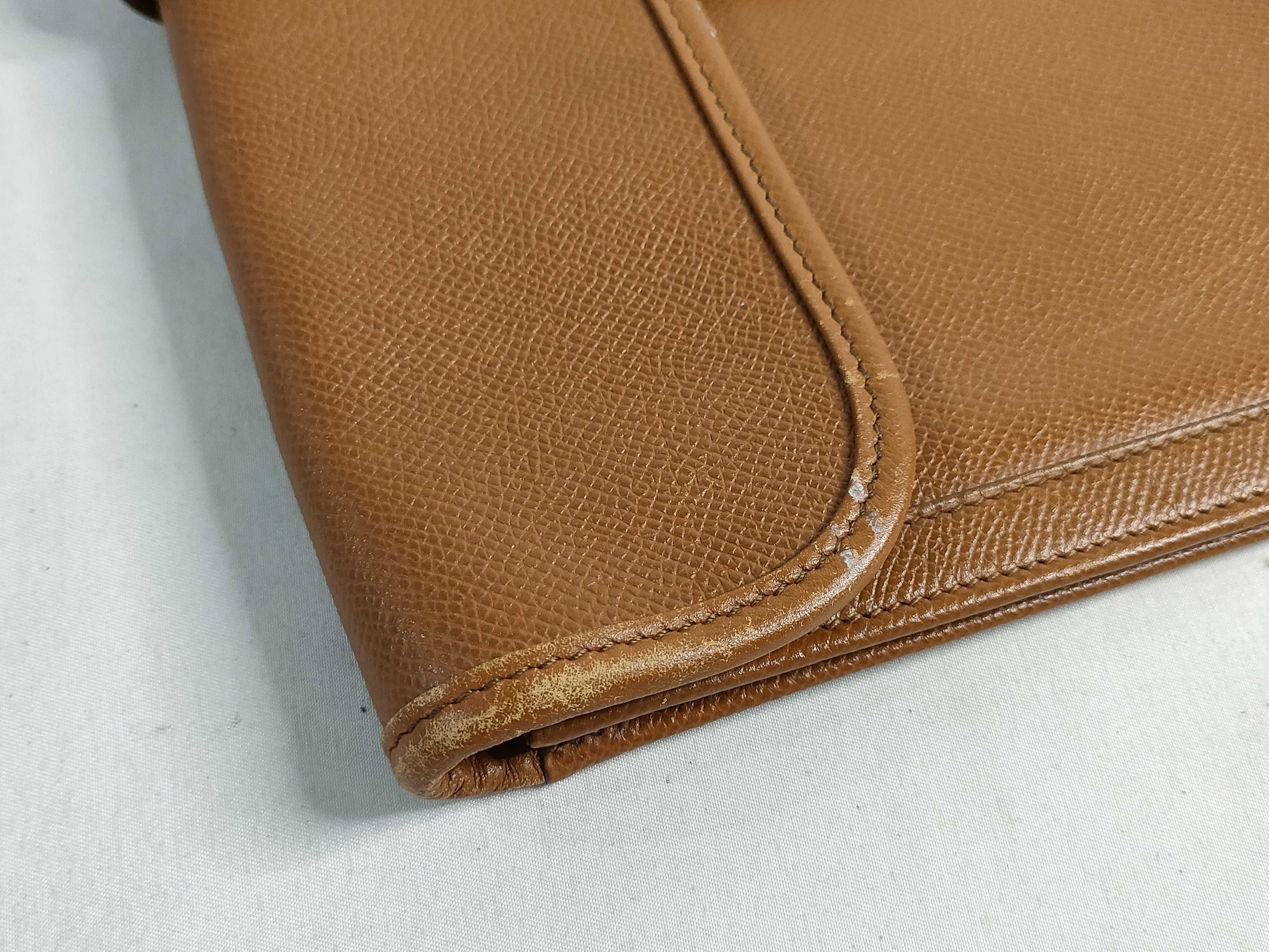 FR-Hermès Jige PM Cushbell Clutch Gold T: 1990 Clutch Bag — view 10