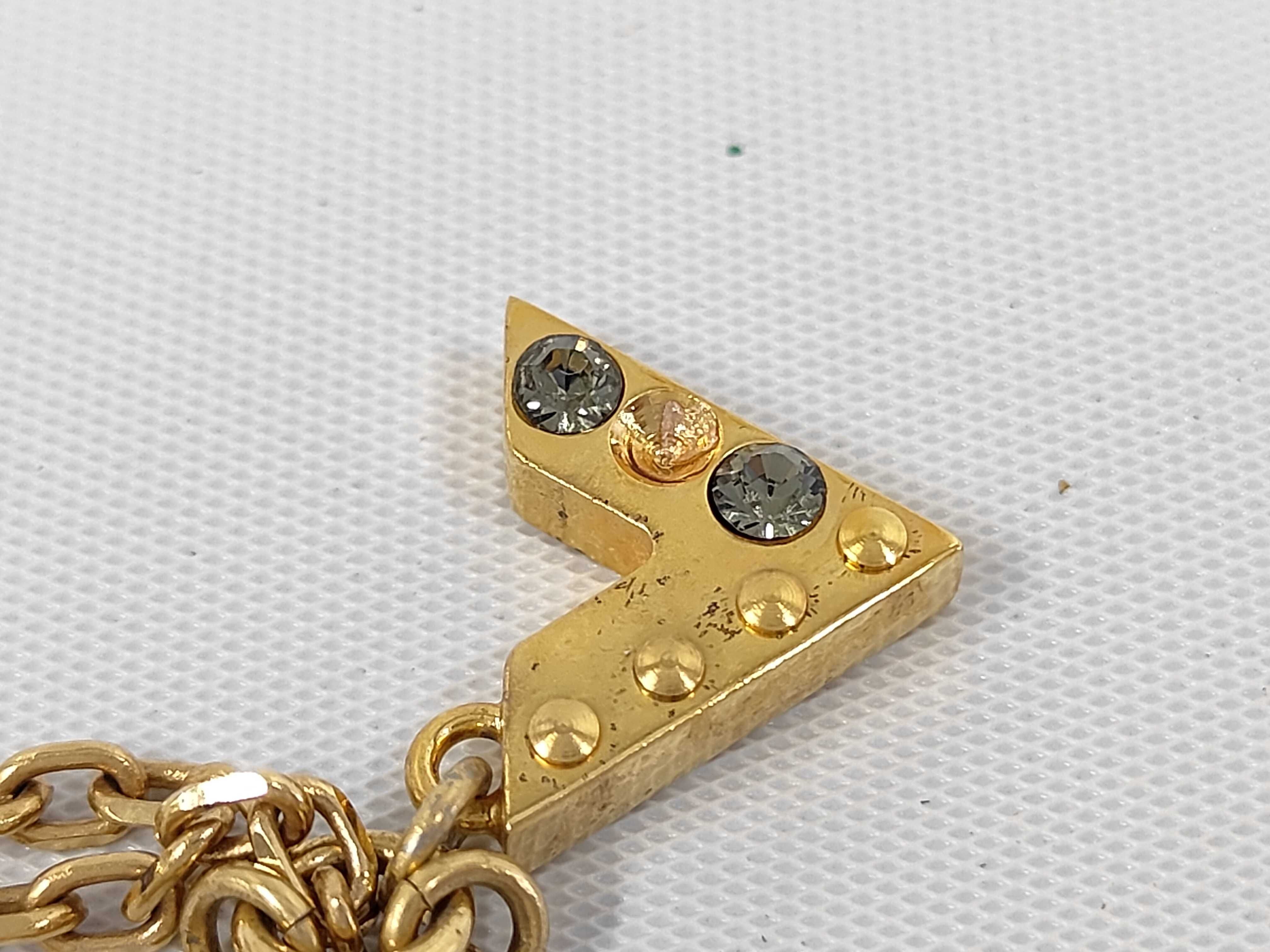 Pendant Love Letters Gold Necklace — view 4