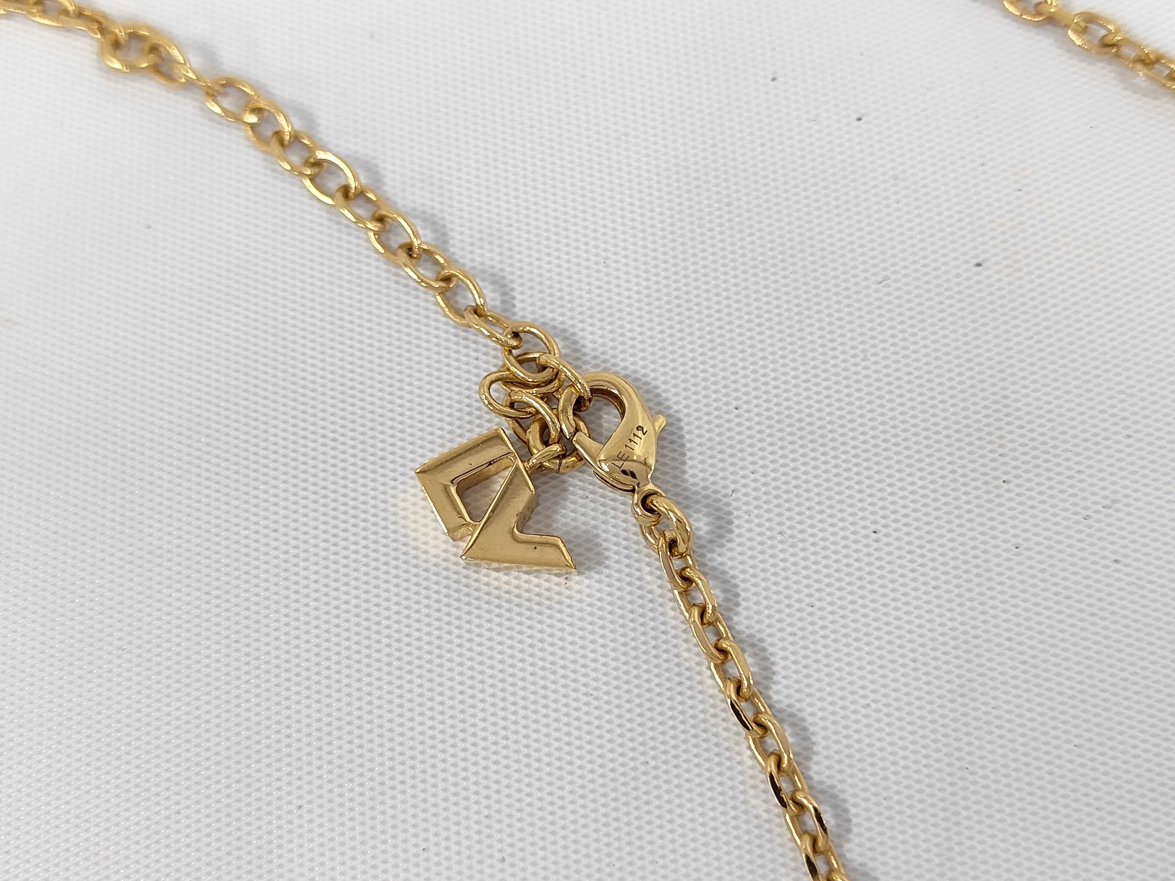 Pendant Love Letters Gold Necklace — view 5