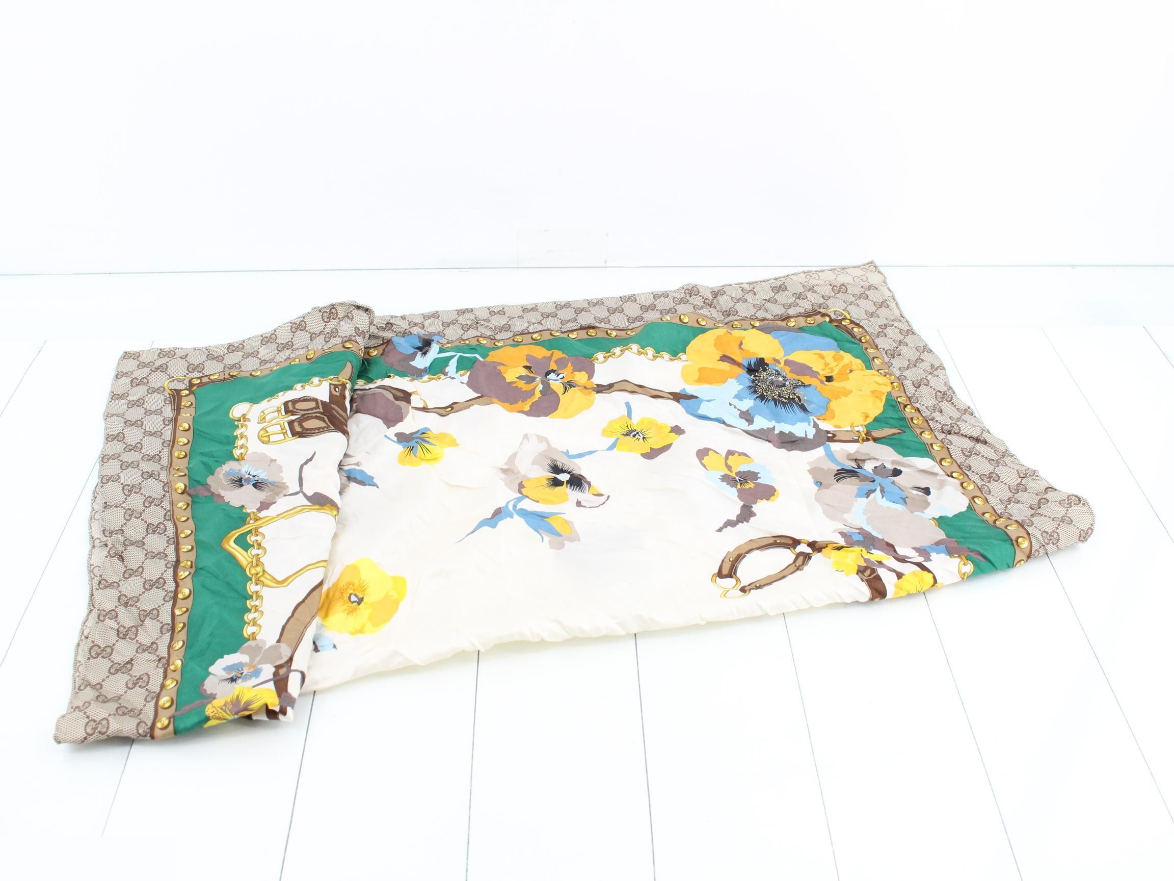 GG x Flower Pattern Scarf — view 3