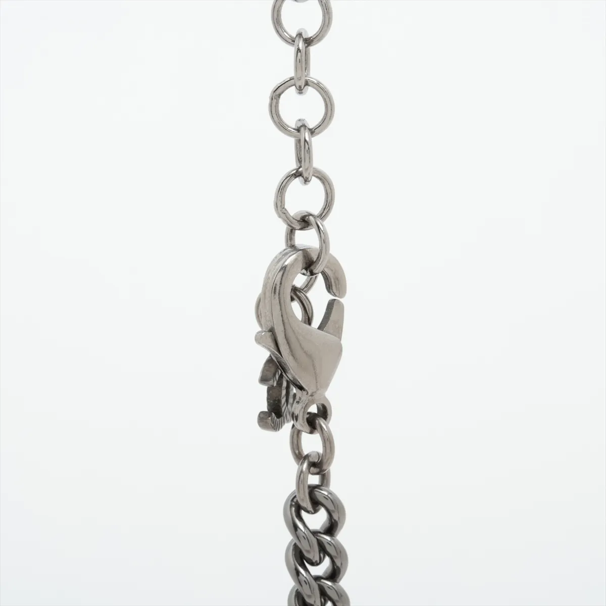 Coco Mark A24A Necklace, Metal, Gunmetal, — view 3