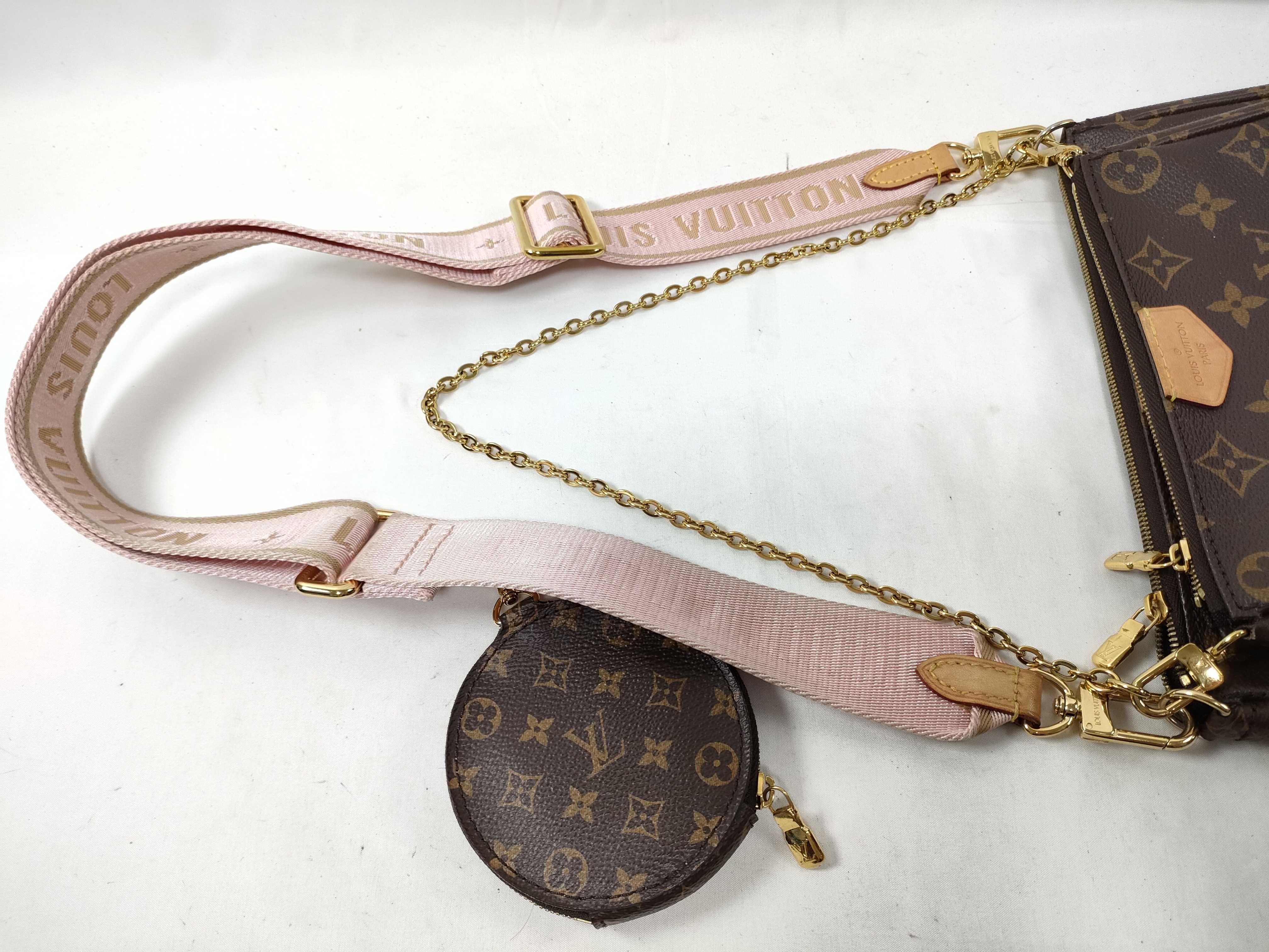 Monogram Louis Vuitton Multi Pochette Accessoires Monogram M44840 RFID-protected shoulder bag — view 4