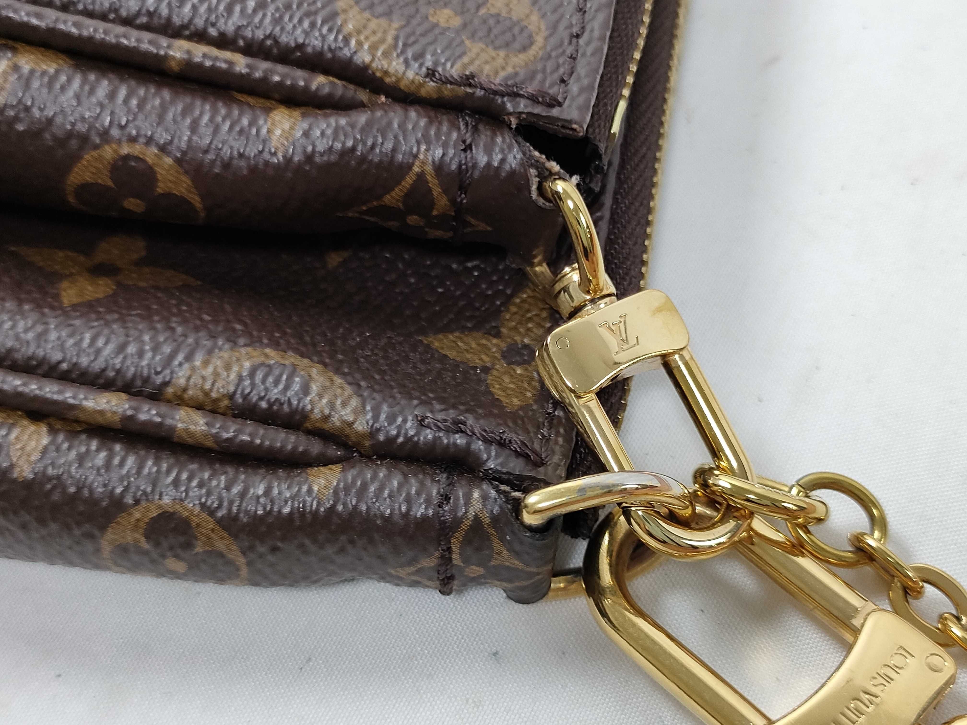 Monogram Louis Vuitton Multi Pochette Accessoires Monogram M44840 RFID-protected shoulder bag — view 7