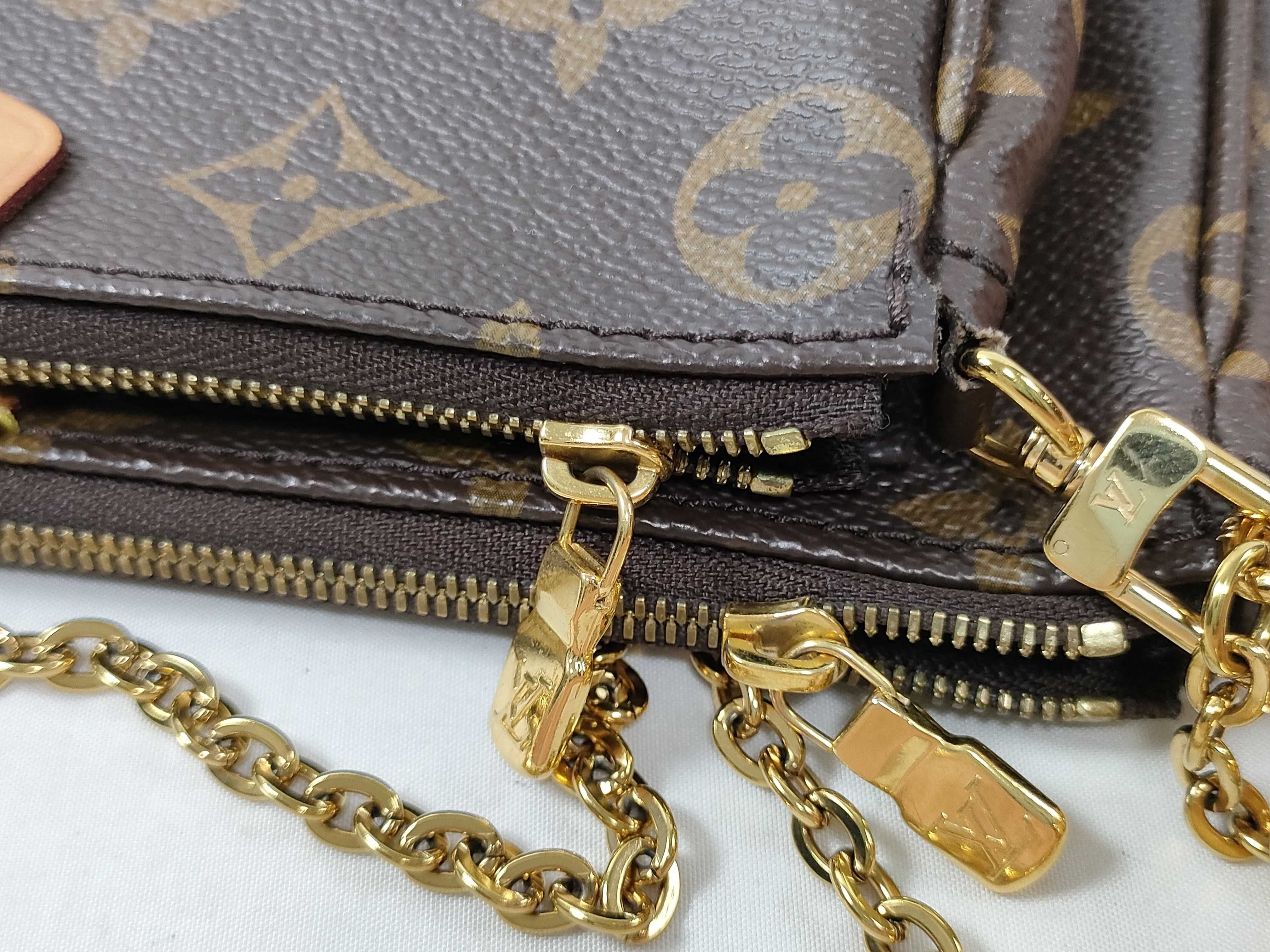 Monogram Louis Vuitton Multi Pochette Accessoires Monogram M44840 RFID-protected shoulder bag — view 9