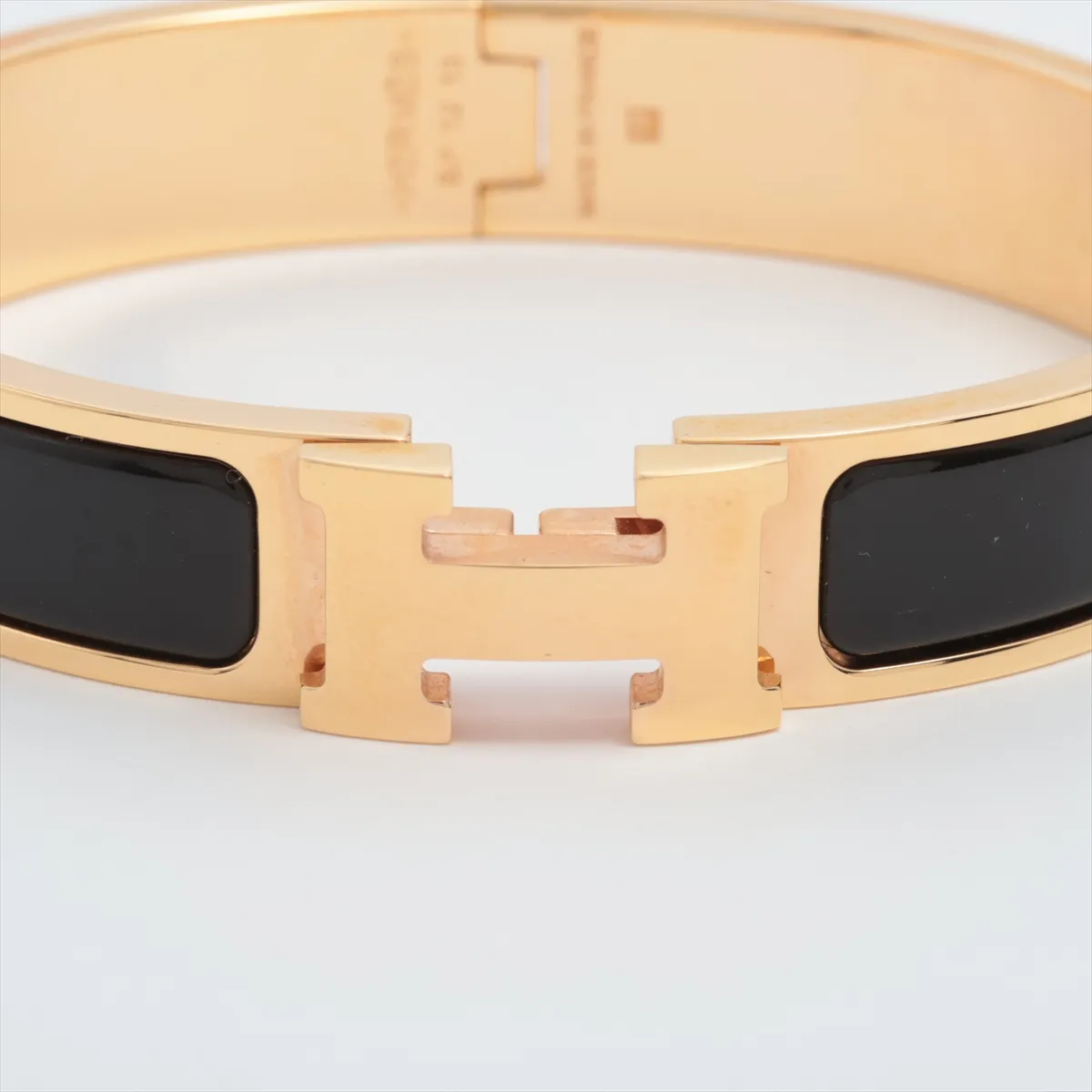 Click H Bangle Fan SP1213 Bangle GP Black x Gold — view 3