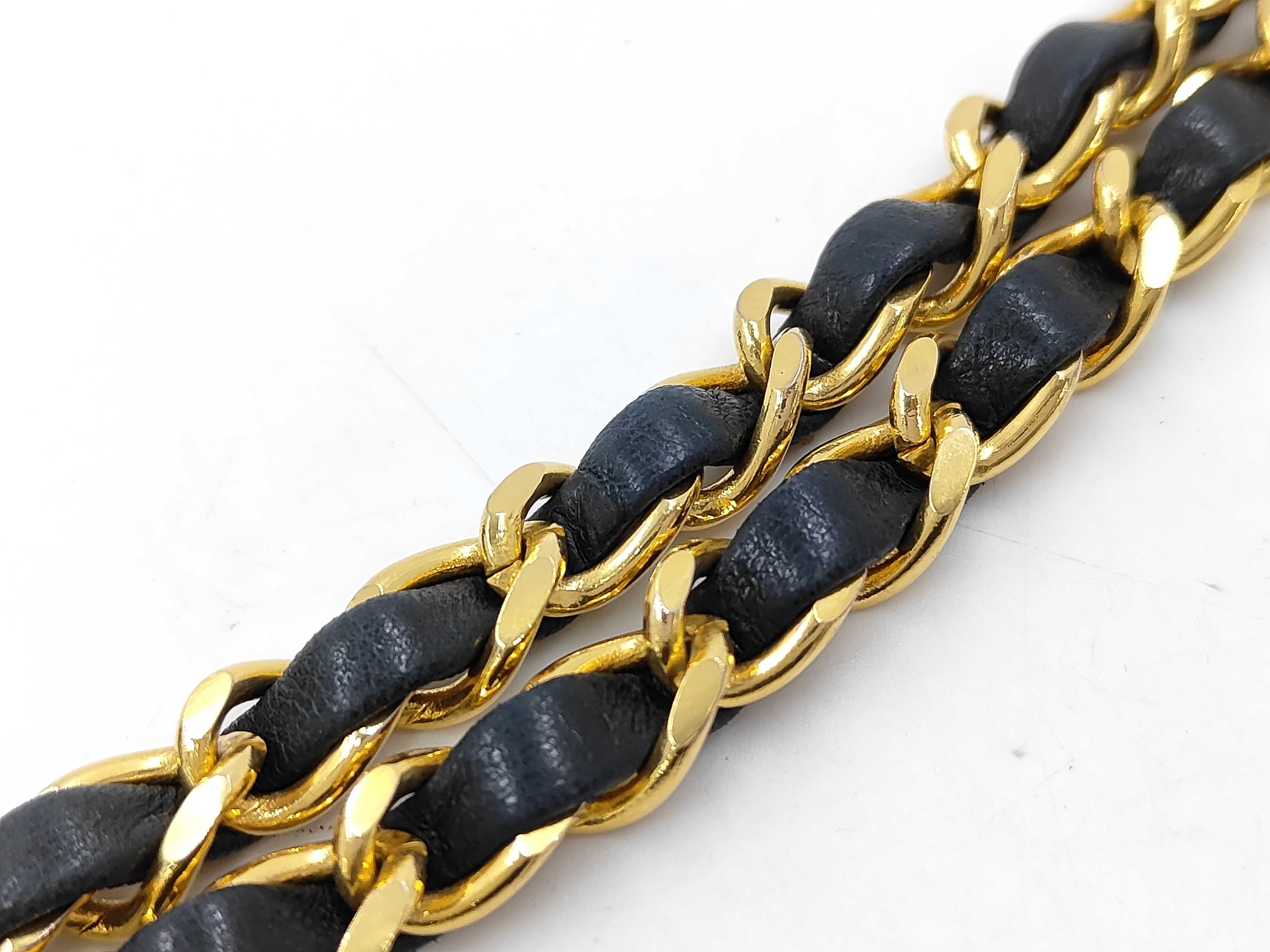 Matelassé Half Moon Chain Shoulder Bag — view 4