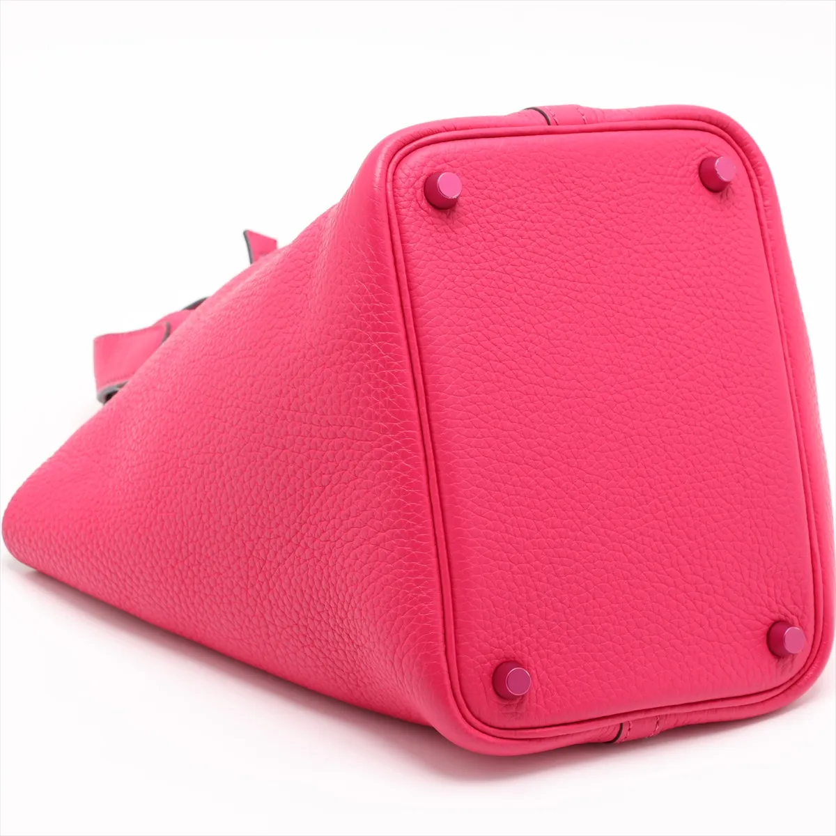 Picotin Lock 18 PM Monochrome Taurillon Clemence Rose Mexico Pink Hardware B: 2023 — view 4