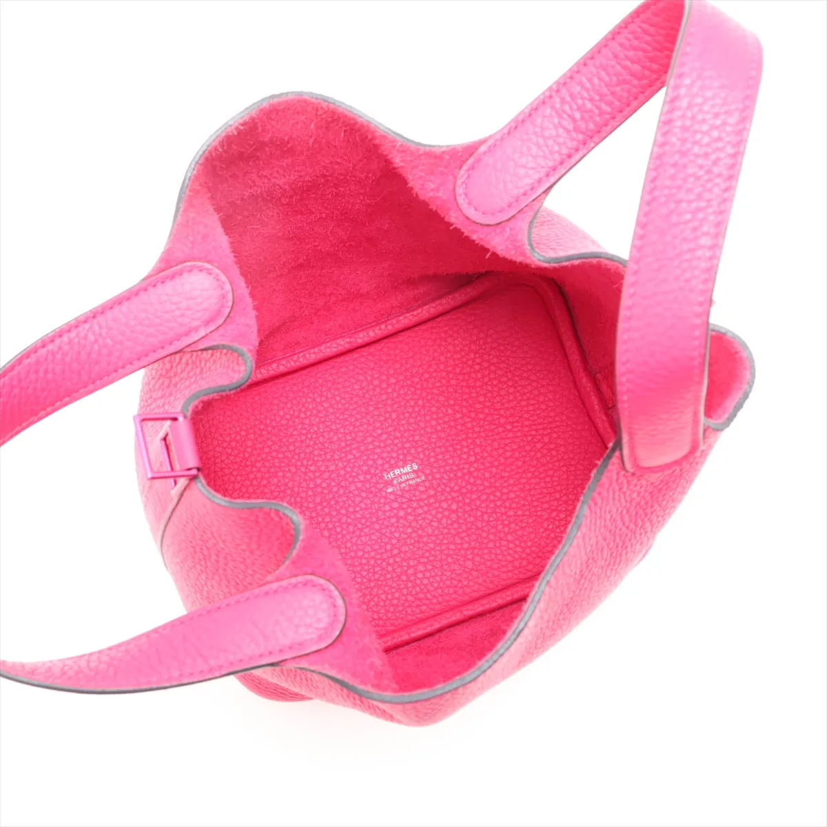 Picotin Lock 18 PM Monochrome Taurillon Clemence Rose Mexico Pink Hardware B: 2023 — view 7