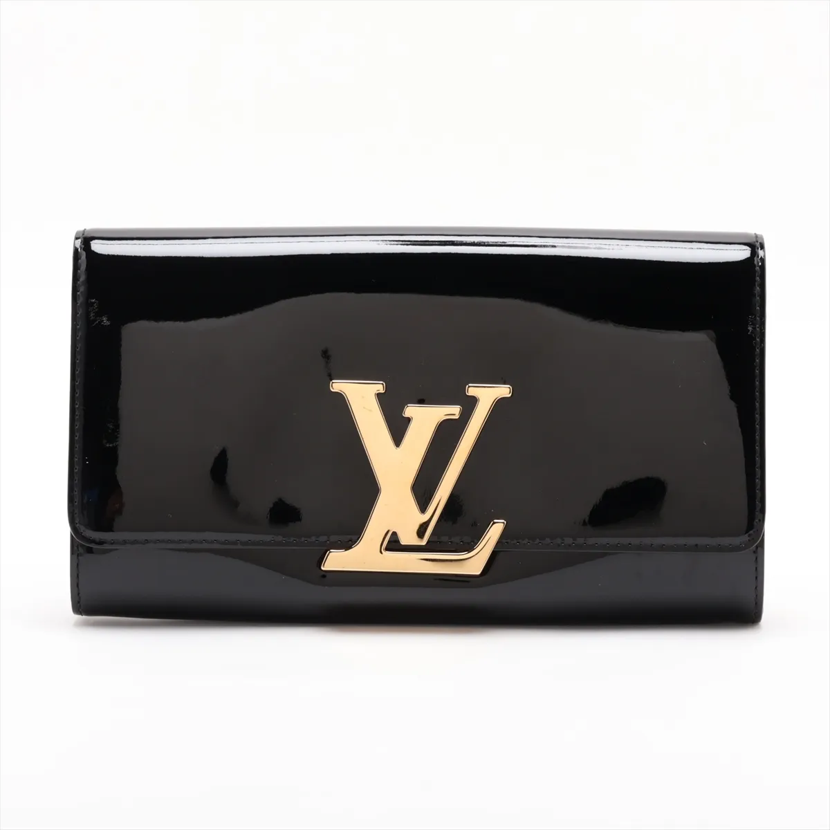 LV logo Pochette Louise EM NM M51634 PL4114 Black