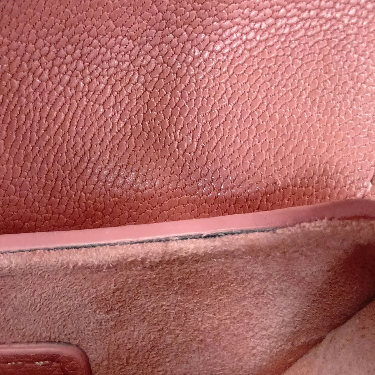 Saddle Bag Leather Handbag Pink — view 11