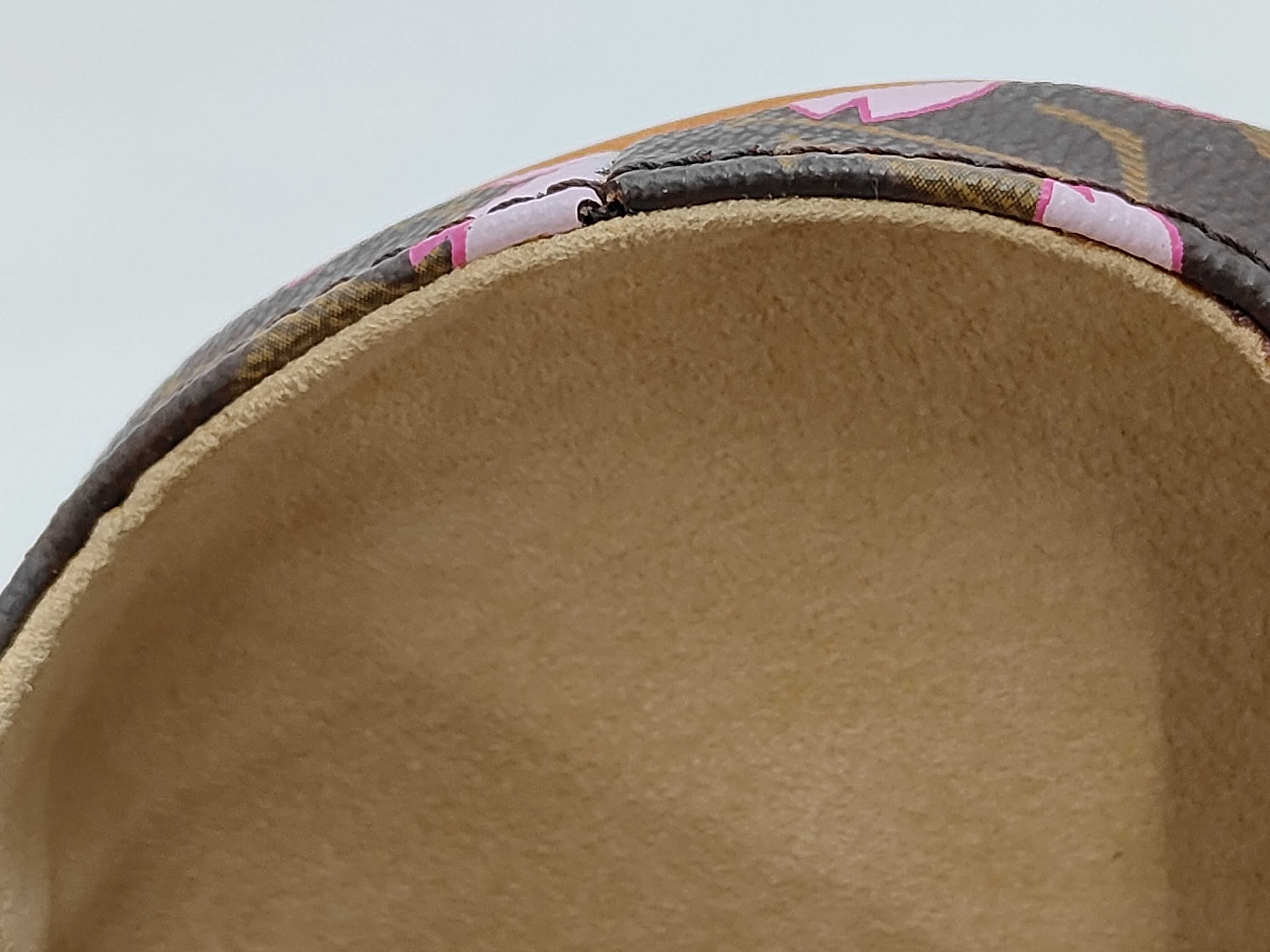 Monogram Cherry Blossom Papillon Handbag by Takashi Murakami (Cherry Blossom Motif) M92009 — view 12