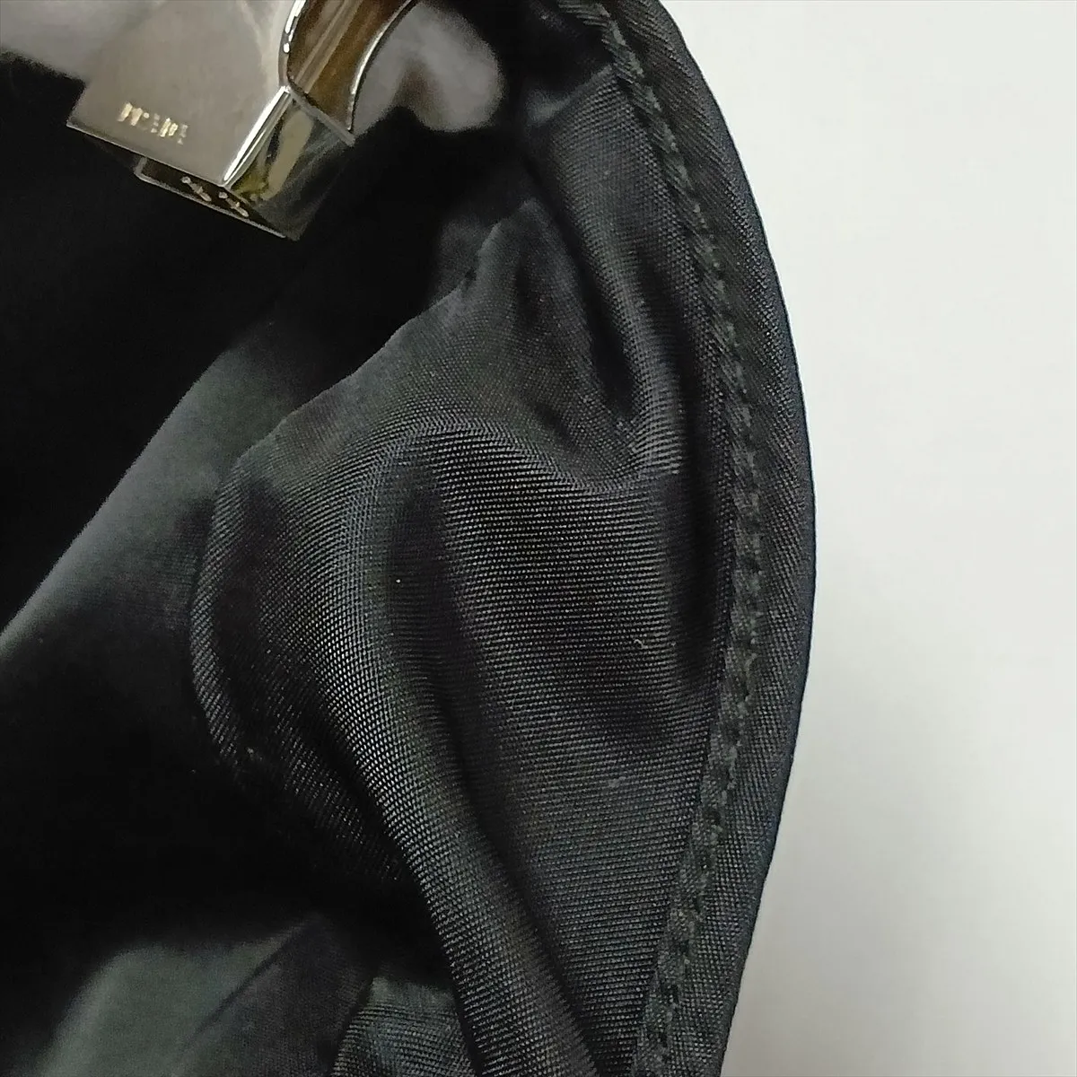 Tessuto Nylon x Leather Backpack/Rucksack, Black — view 12