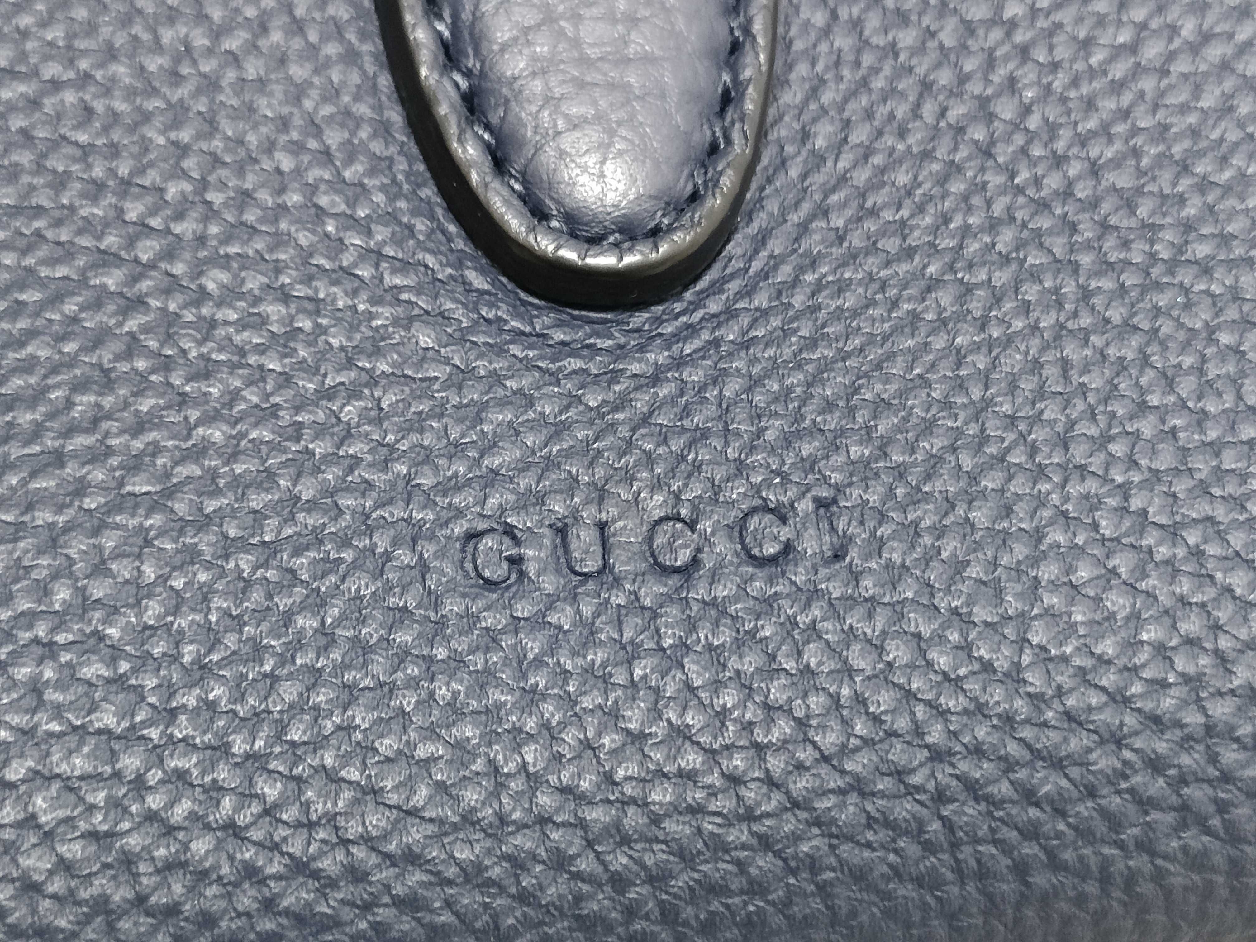 Jackie Gucci Handbag New Jackie Leather 2-Way Blue 365460 Dust Bag Handbag — view 14