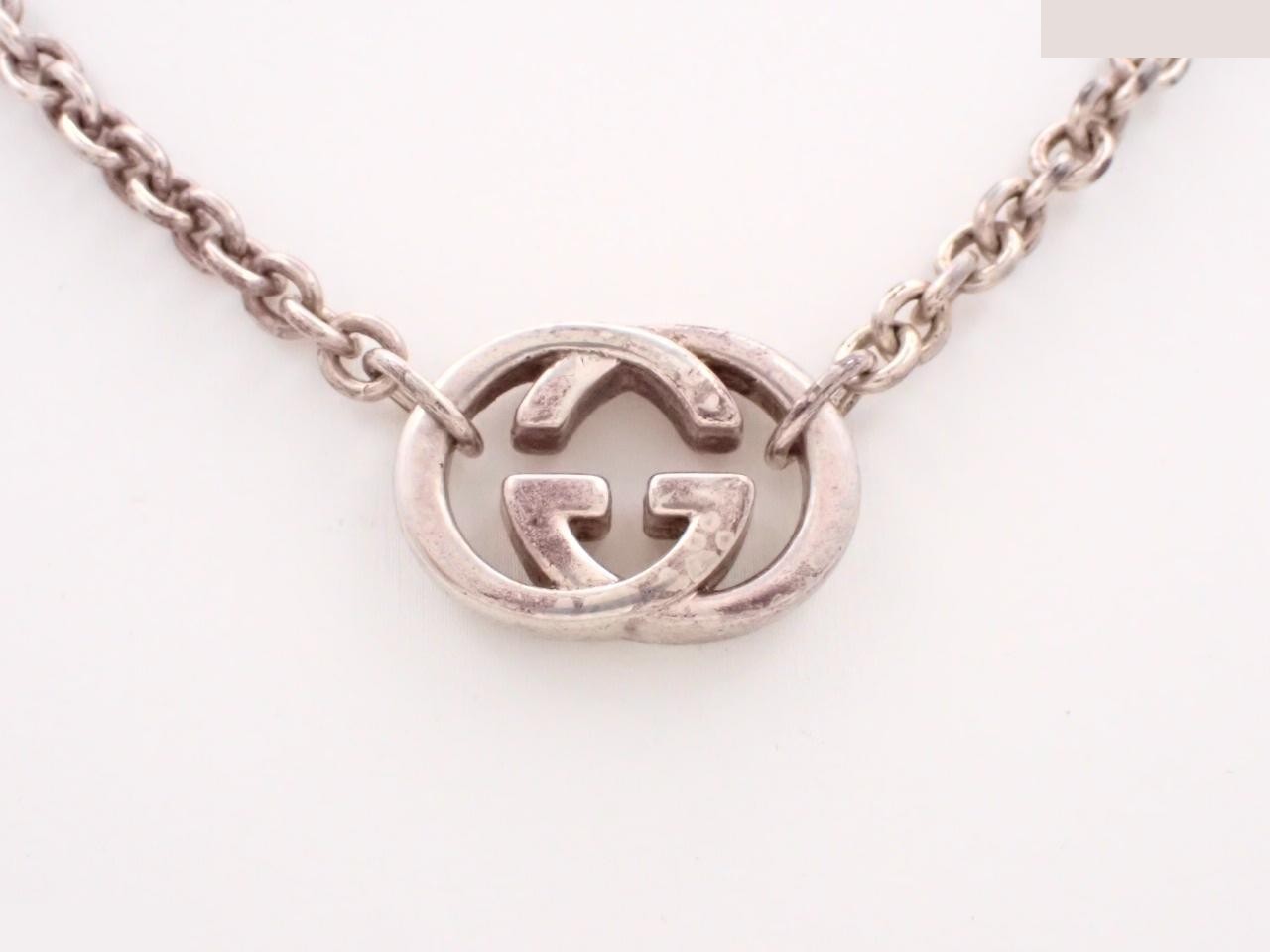 Interlocking G Necklace, SV925, 29.5g, Chain approx. 44cm