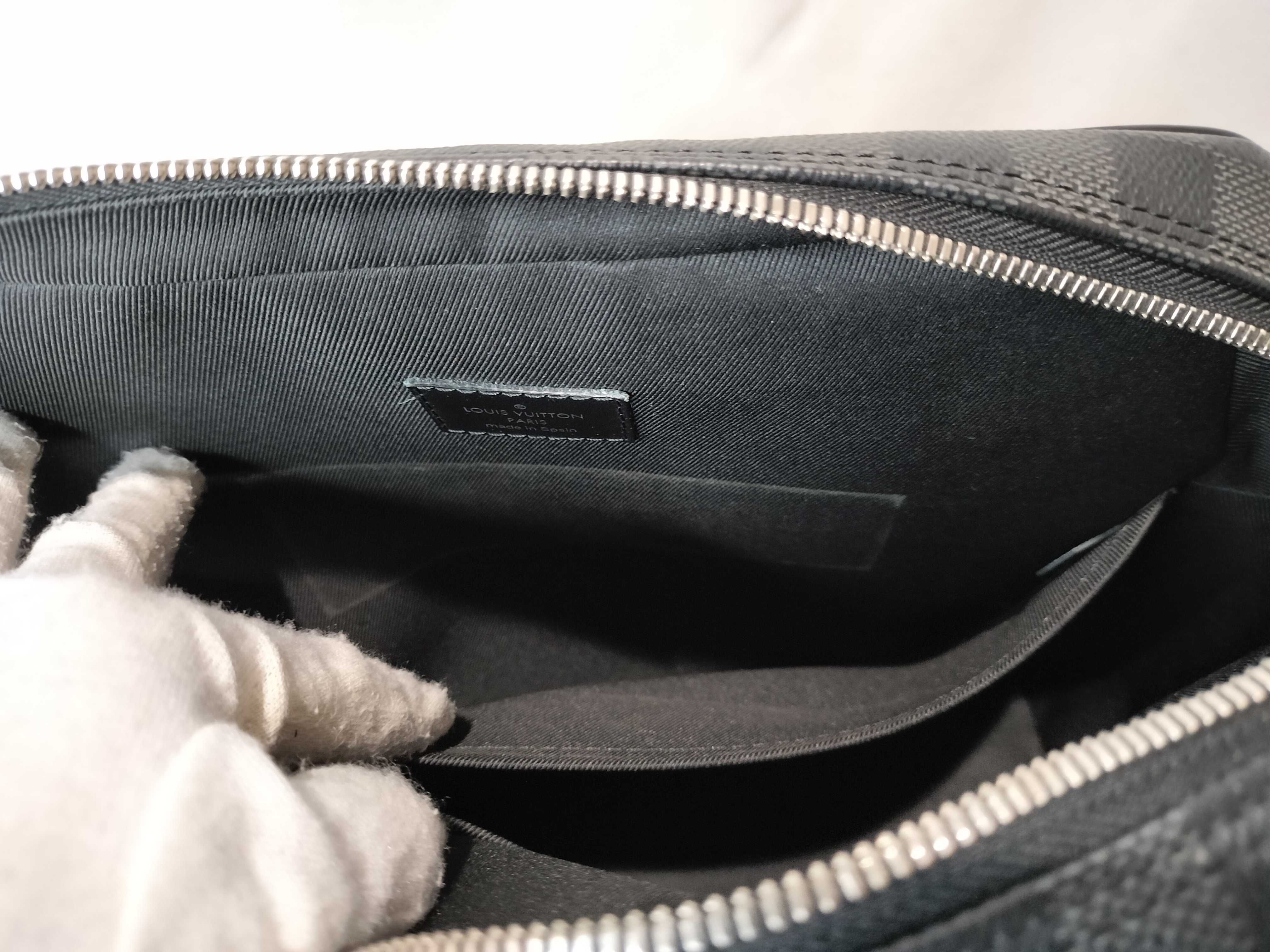 Damier Graphite Dayton PM Shoulder Bag — view 11